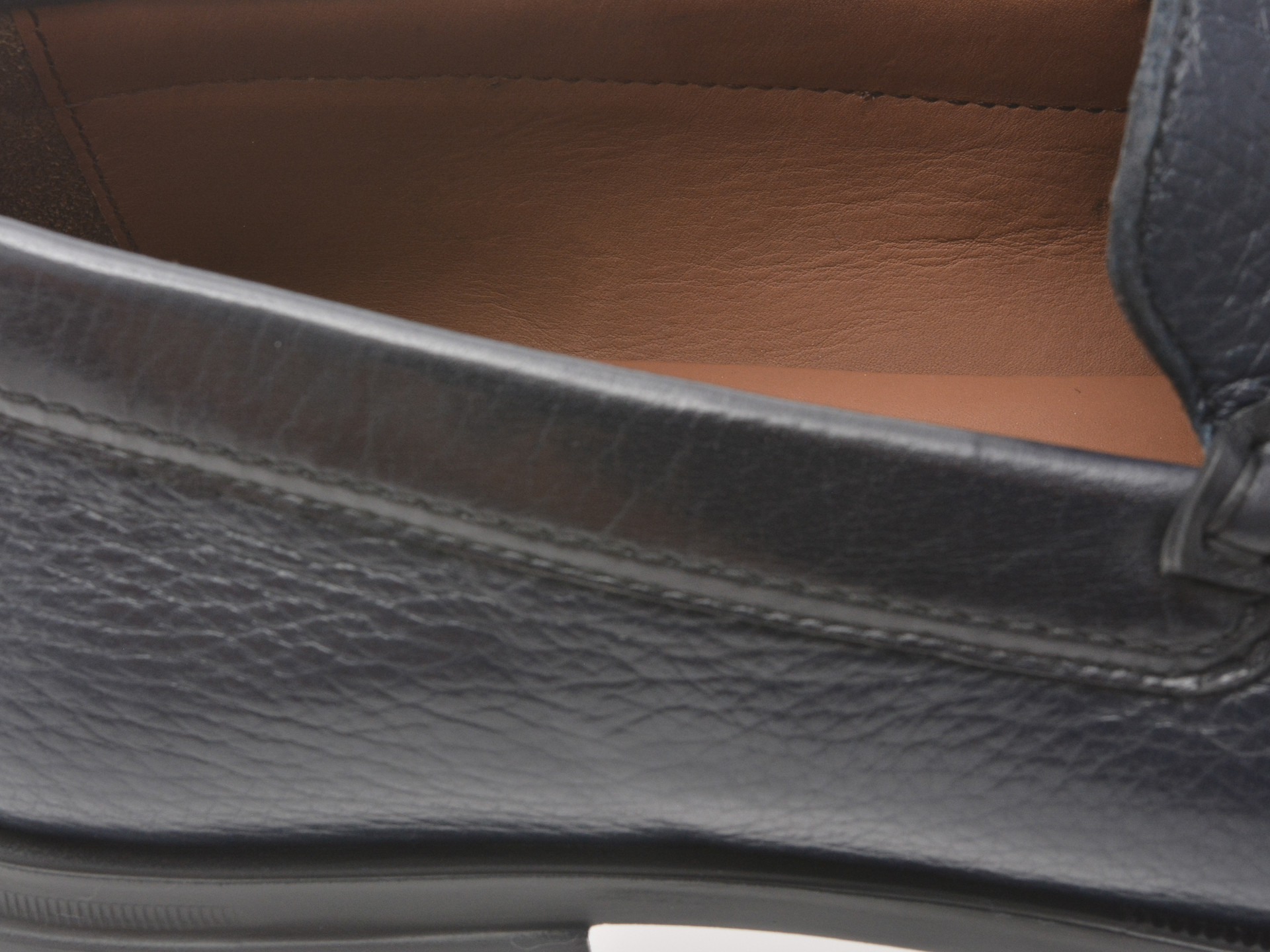 Mocasini eleganti LE COLONEL bleumarin, 482134, din piele naturala