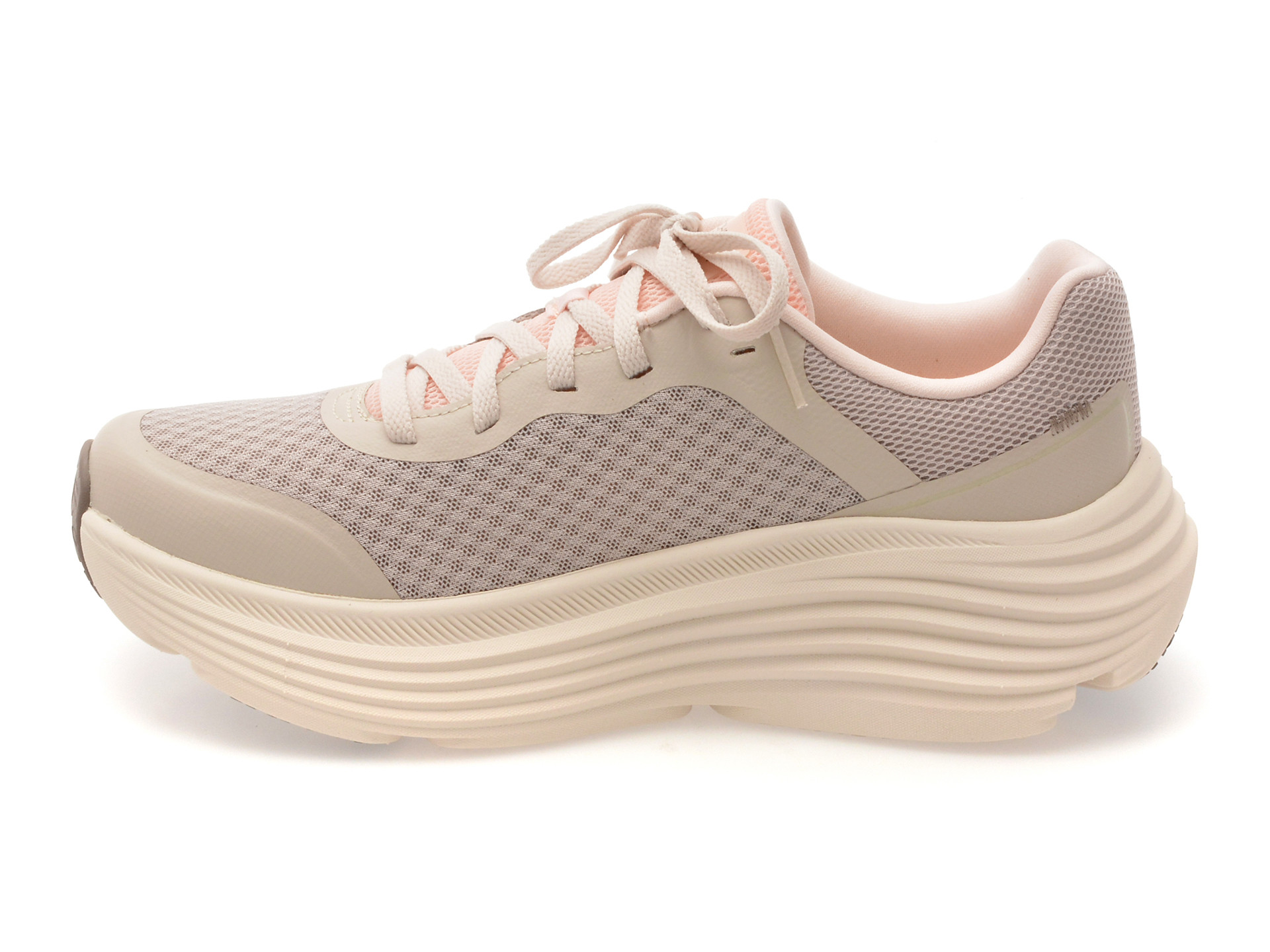 Pantofi sport SKECHERS nude, MAX CUSHIONING ENDEAVOUR, din material textil