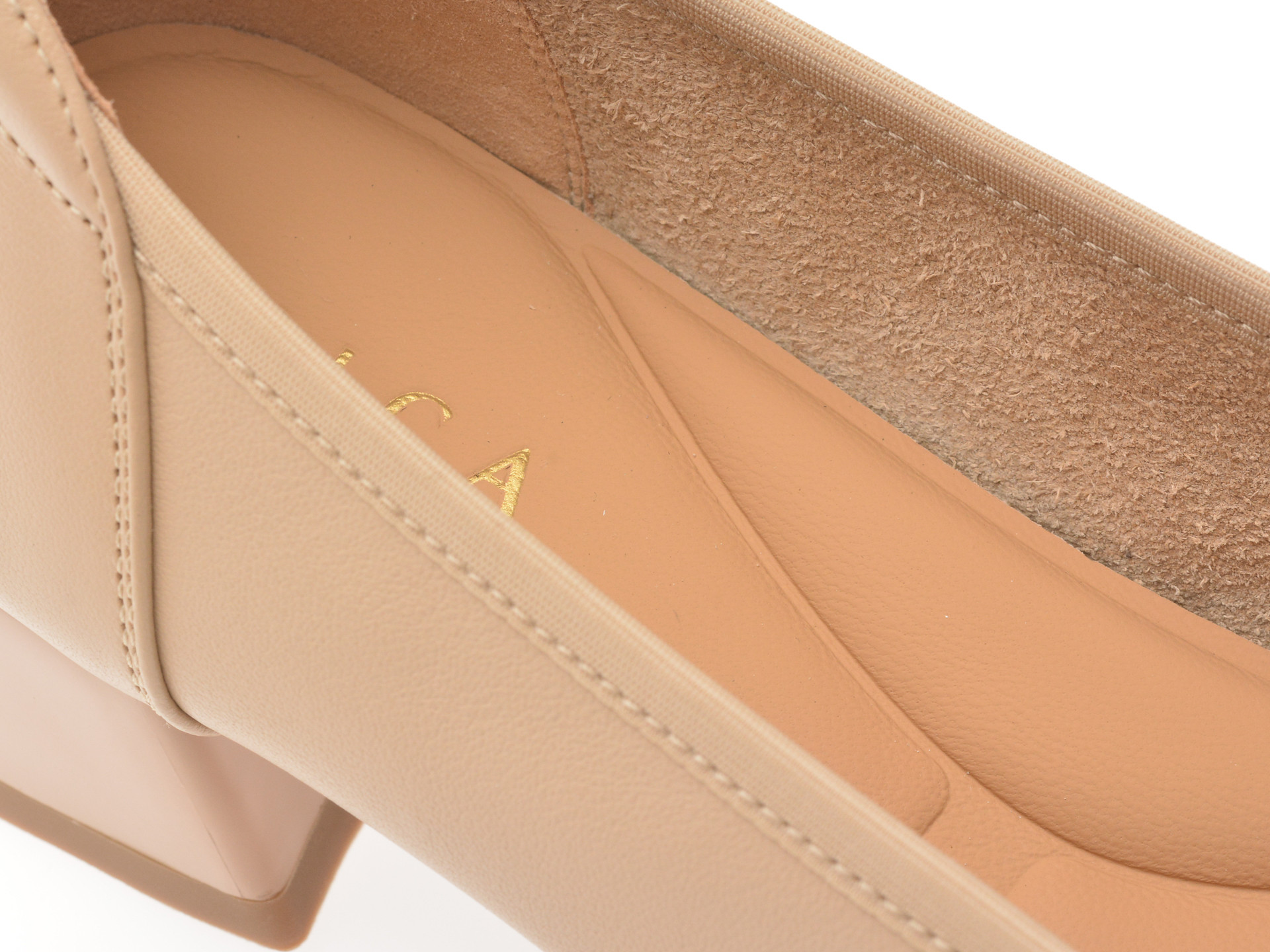 Balerini EPICA nude, 1D5570, din piele naturala