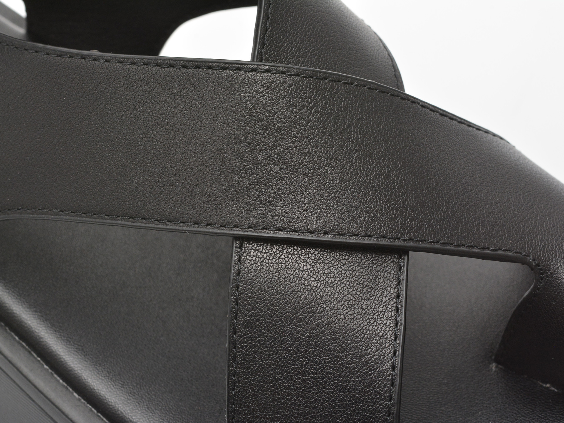 Sandale EPICA negre, 935AG17, din piele naturala