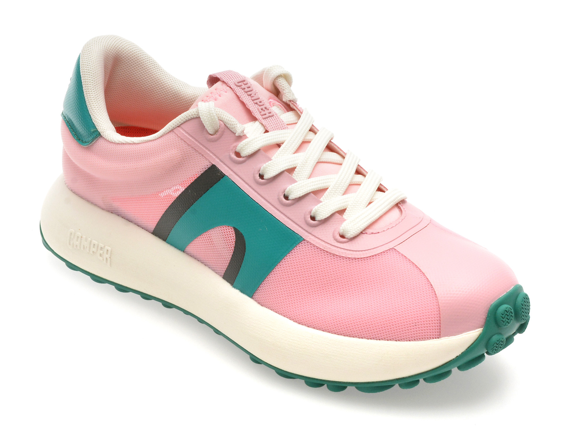 Pantofi sport CAMPER roz, PELOTAS, din material textil