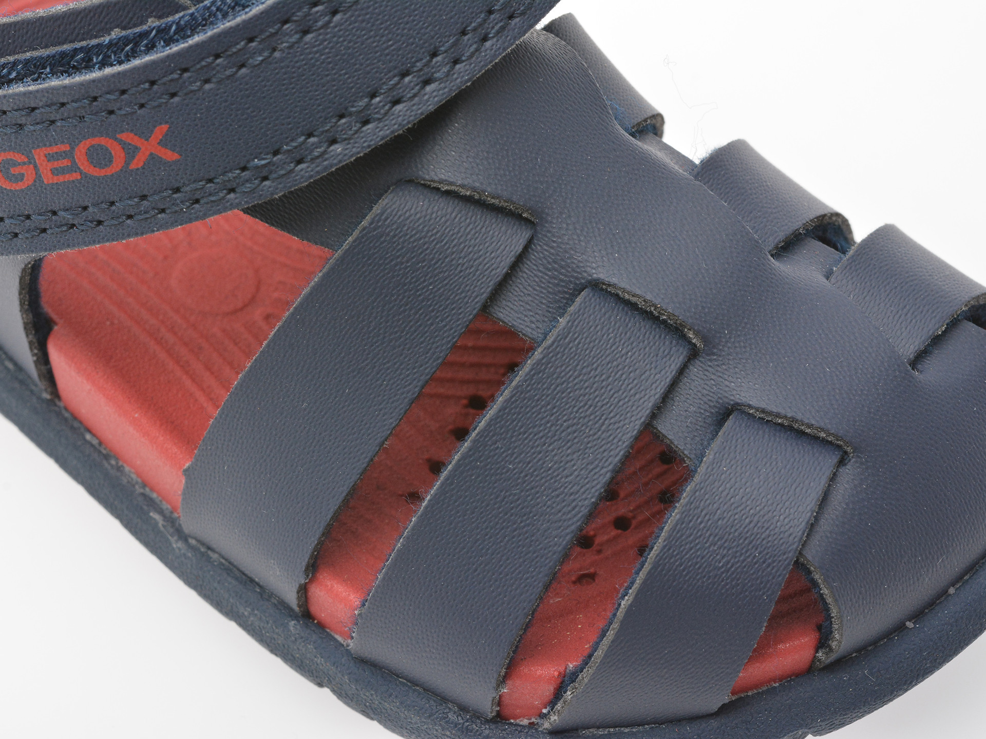 Sandale GEOX bleumarin, B556AA, din piele ecologica