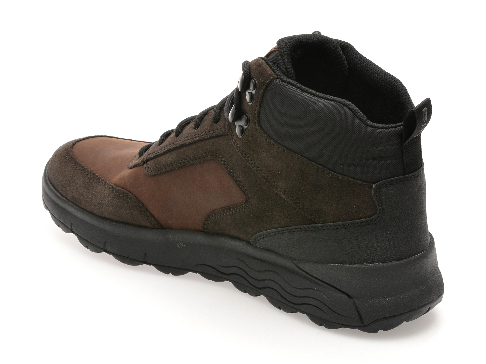 Ghete GEOX maro, U46FDB, din piele naturala