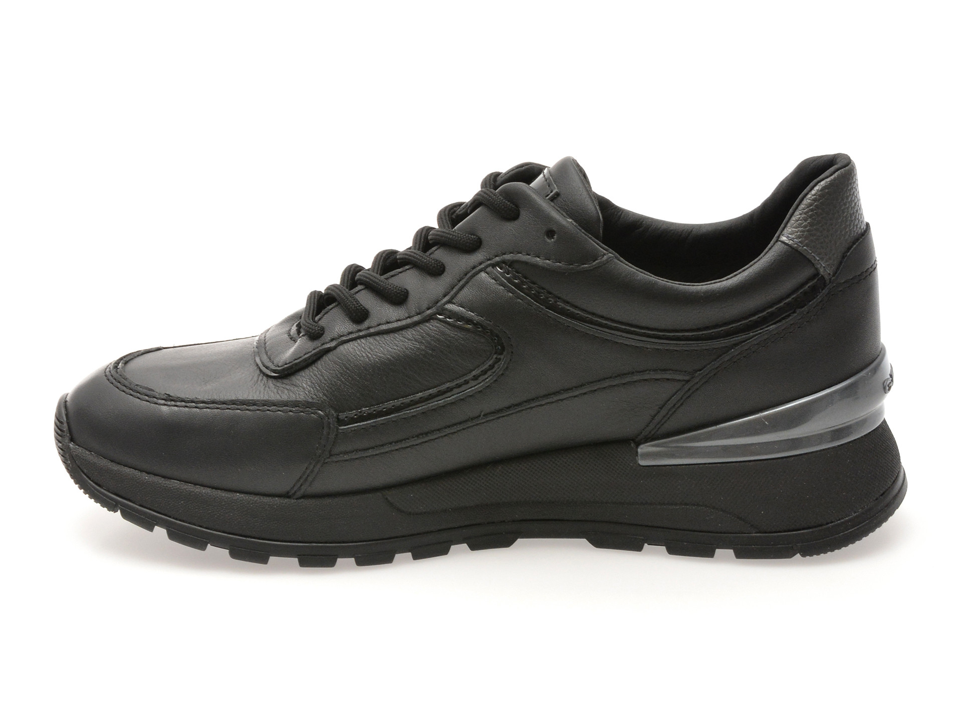 Pantofi sport geox negri d563lb din piele naturala