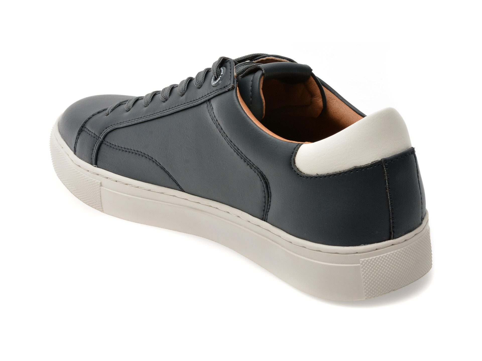 Pantofi sport PEPE JEANS bleumarin, JOE BASIC, din piele ecologica