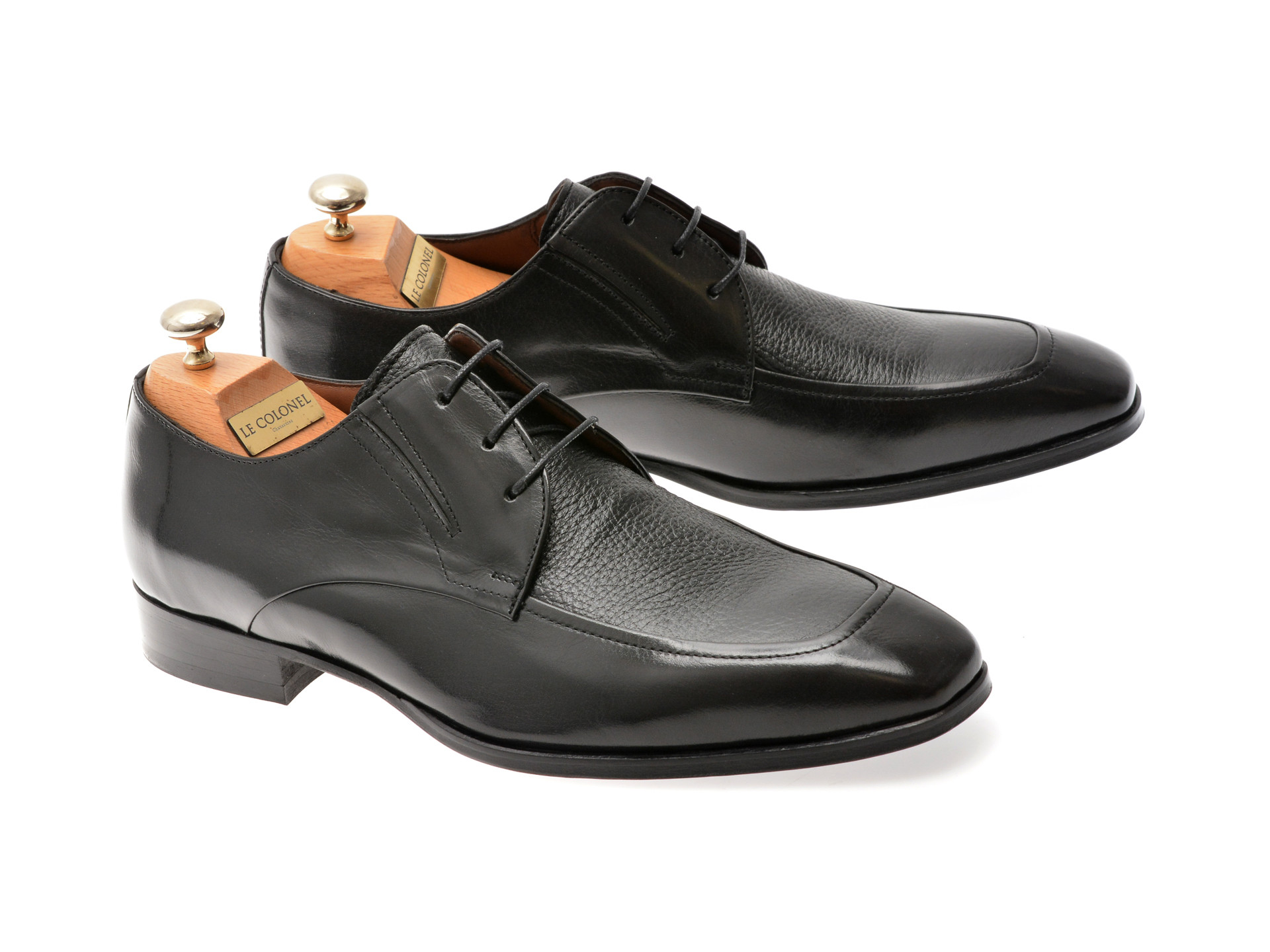 Pantofi eleganti LE COLONEL negri, 72501, din piele naturala