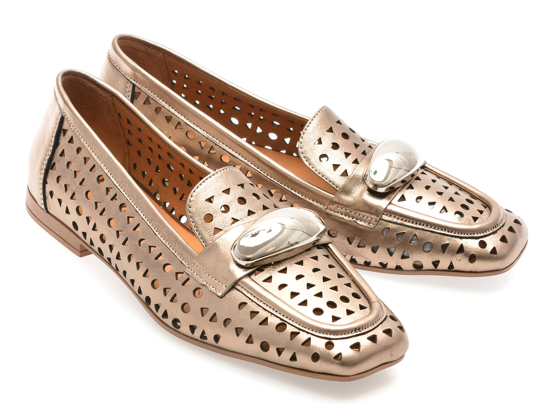 Mocasini image bronz 2842853 din piele naturala