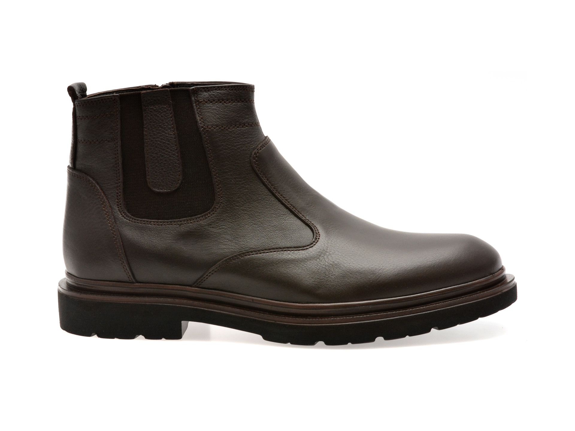 Ghete elegante OTTER maro, 252111, din piele naturala