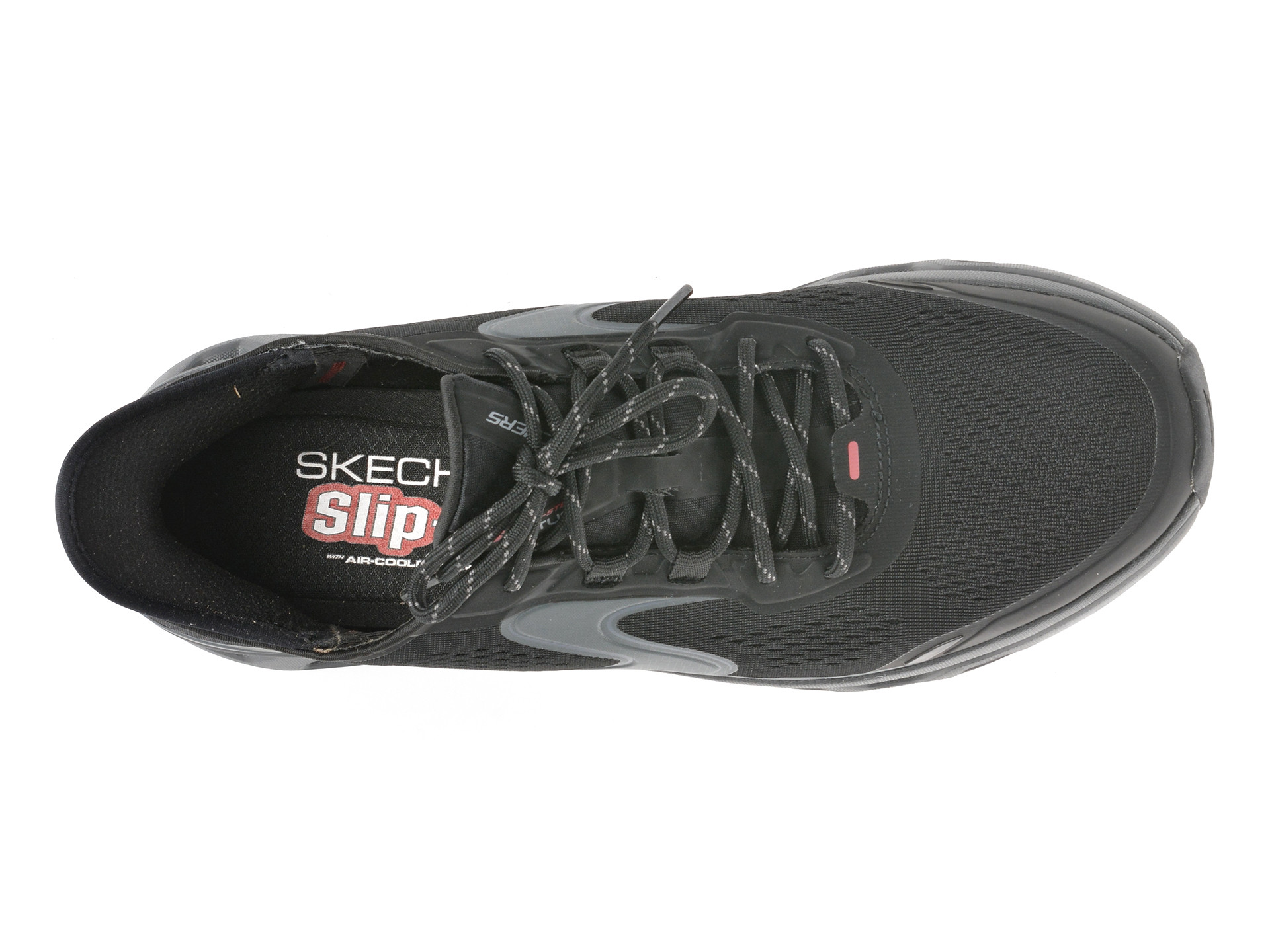 Pantofi sport SKECHERS negri, GLIDE-STEP ALTUS, din material textil