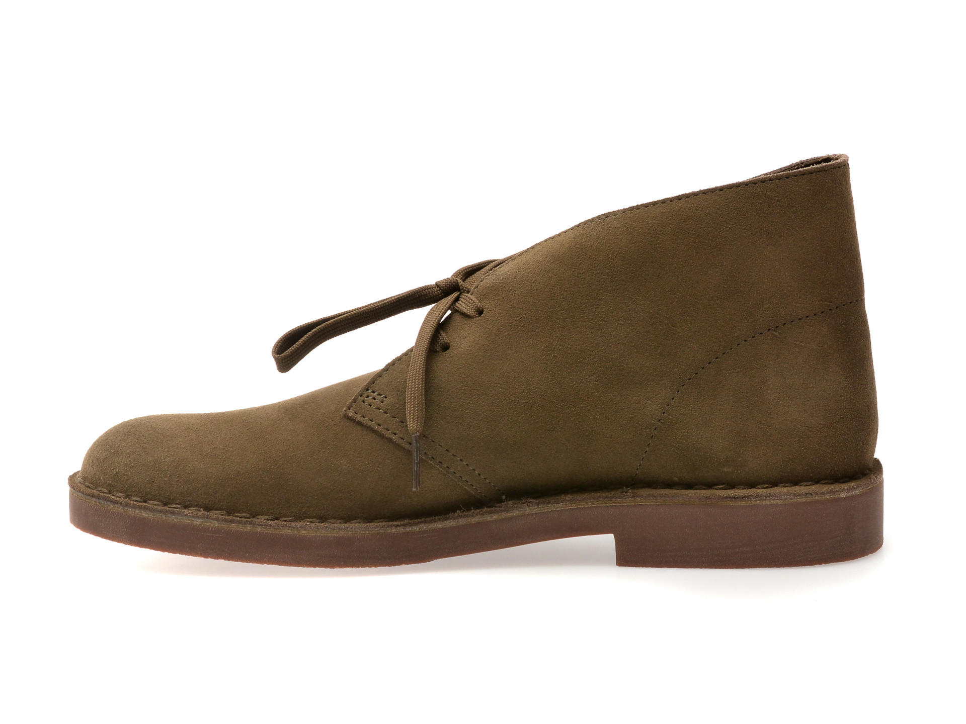 Ghete CLARKS kaki, DESERT BT EVO, din piele intoarsa
