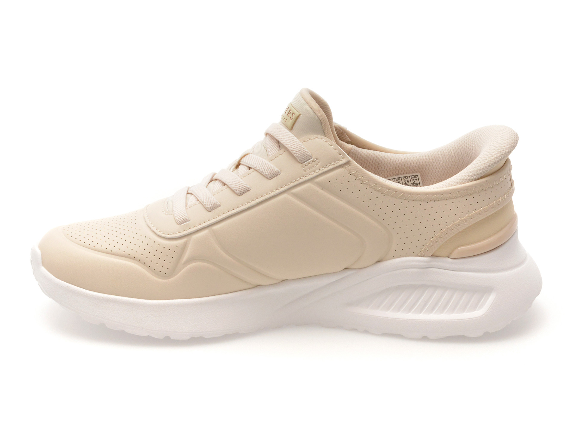 Pantofi sport SKECHERS bej, UNO LITE, din piele ecologica
