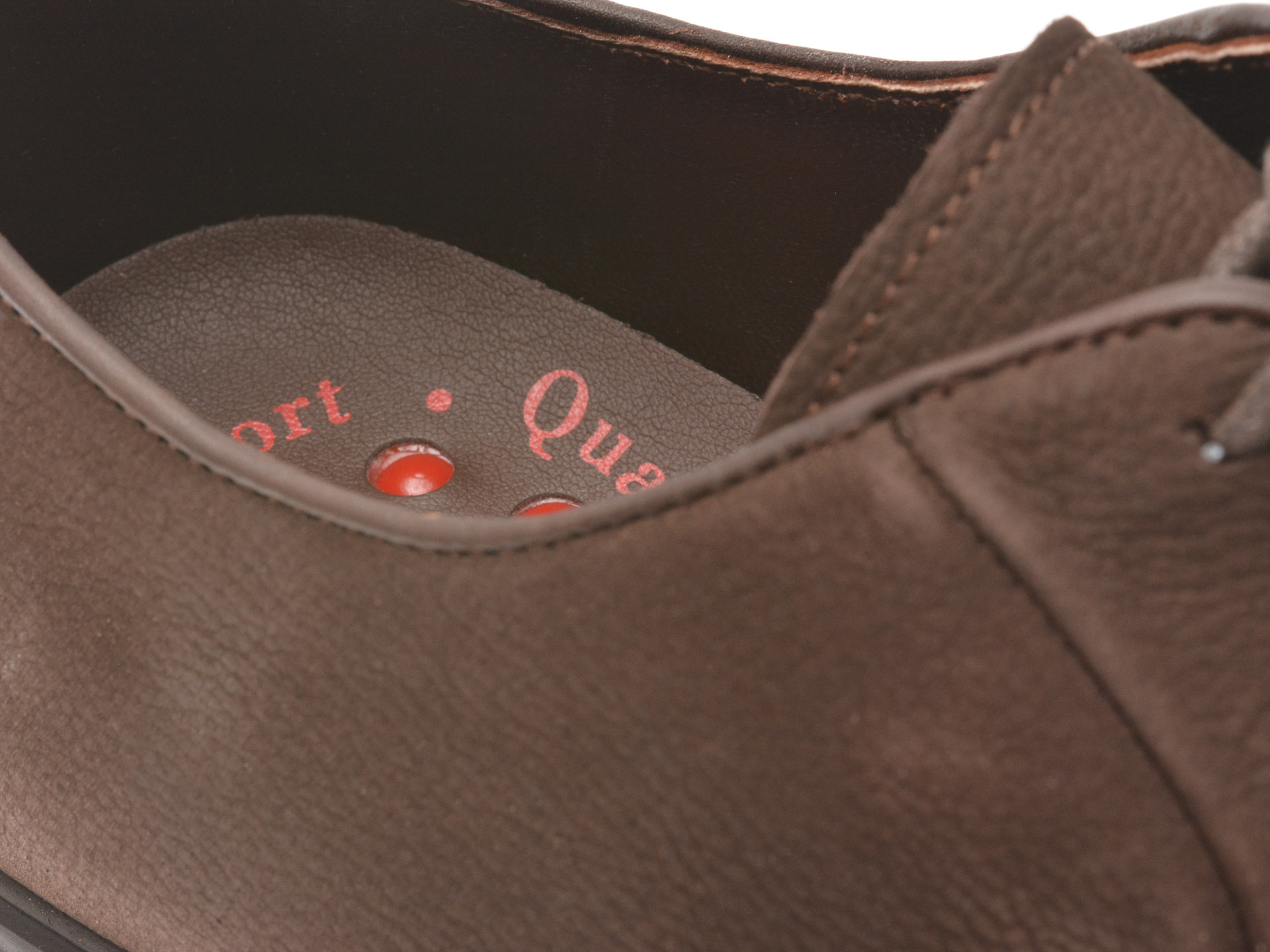 Pantofi eleganti OTTER maro, E180, din nabuc