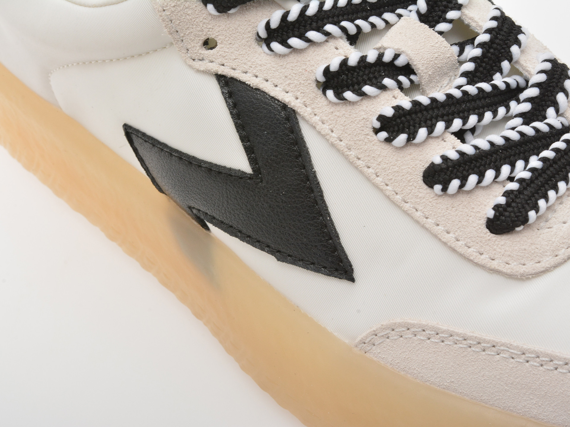 Pantofi sport ALDO alb-negru, RETROSTEP 122, din material textil