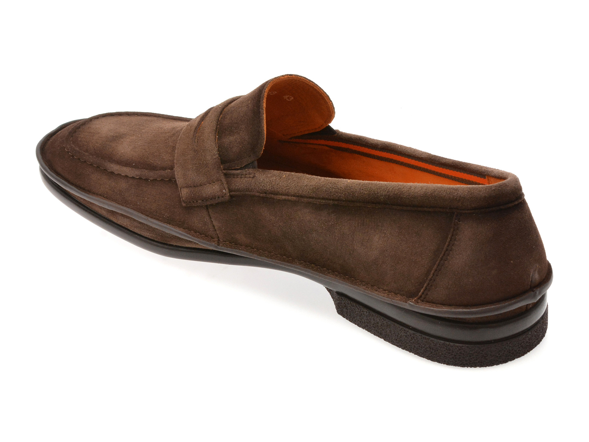 Mocasini EPICA kaki, B483, din piele intoarsa