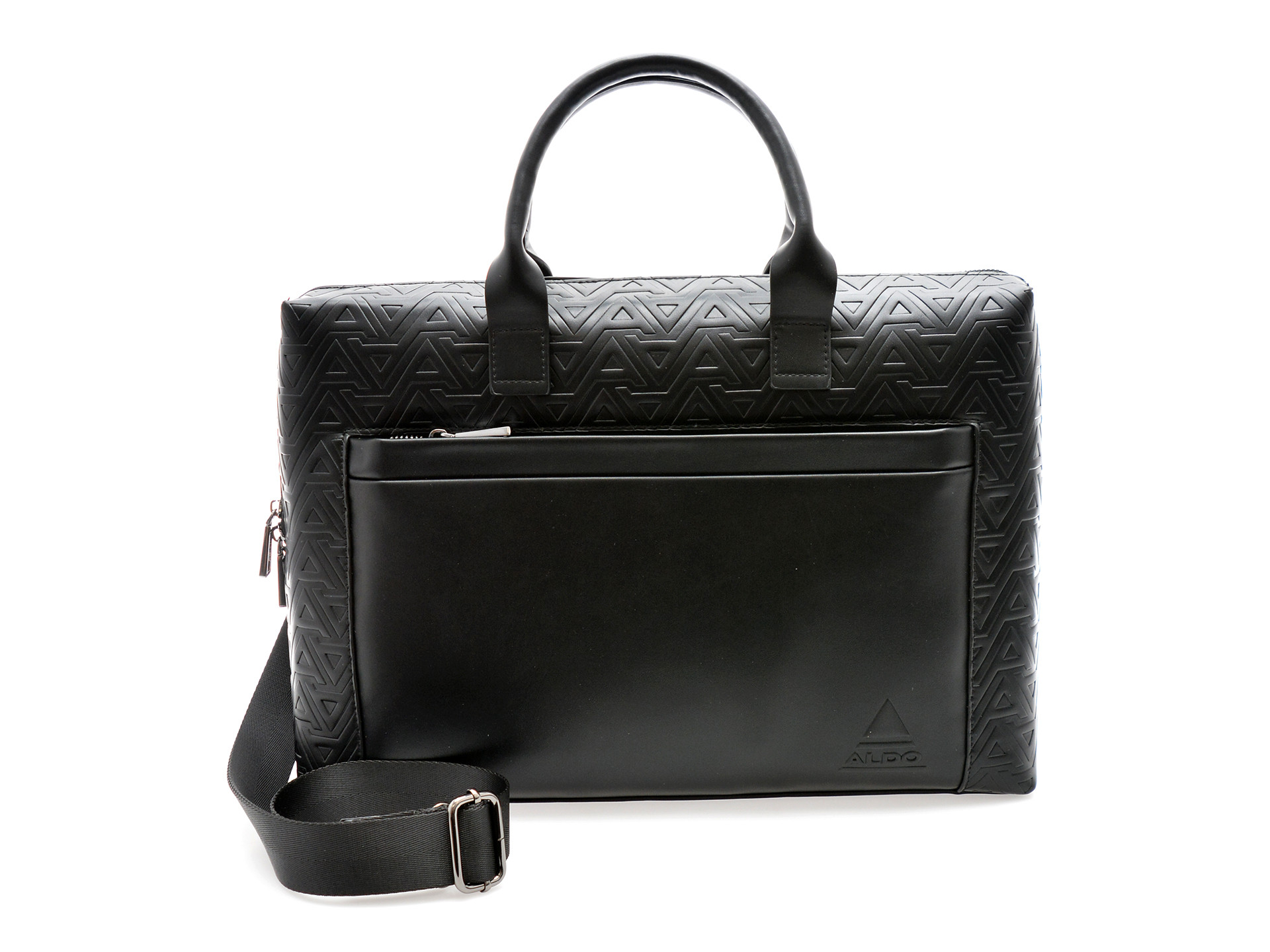 Geanta ALDO neagra, JETTSAN 009, din piele ecologica