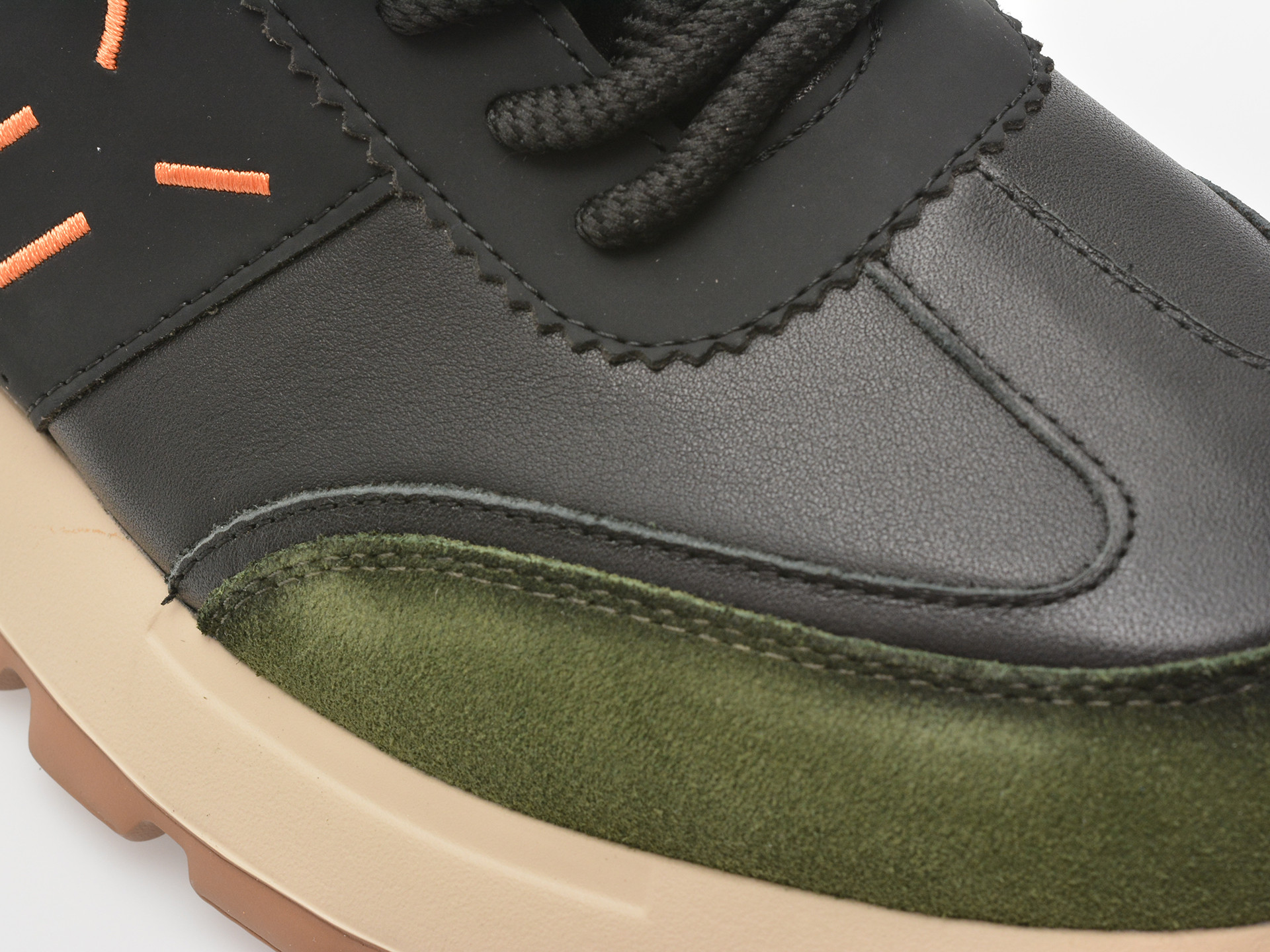 Pantofi sport EPICA negri, 31231, din piele naturala