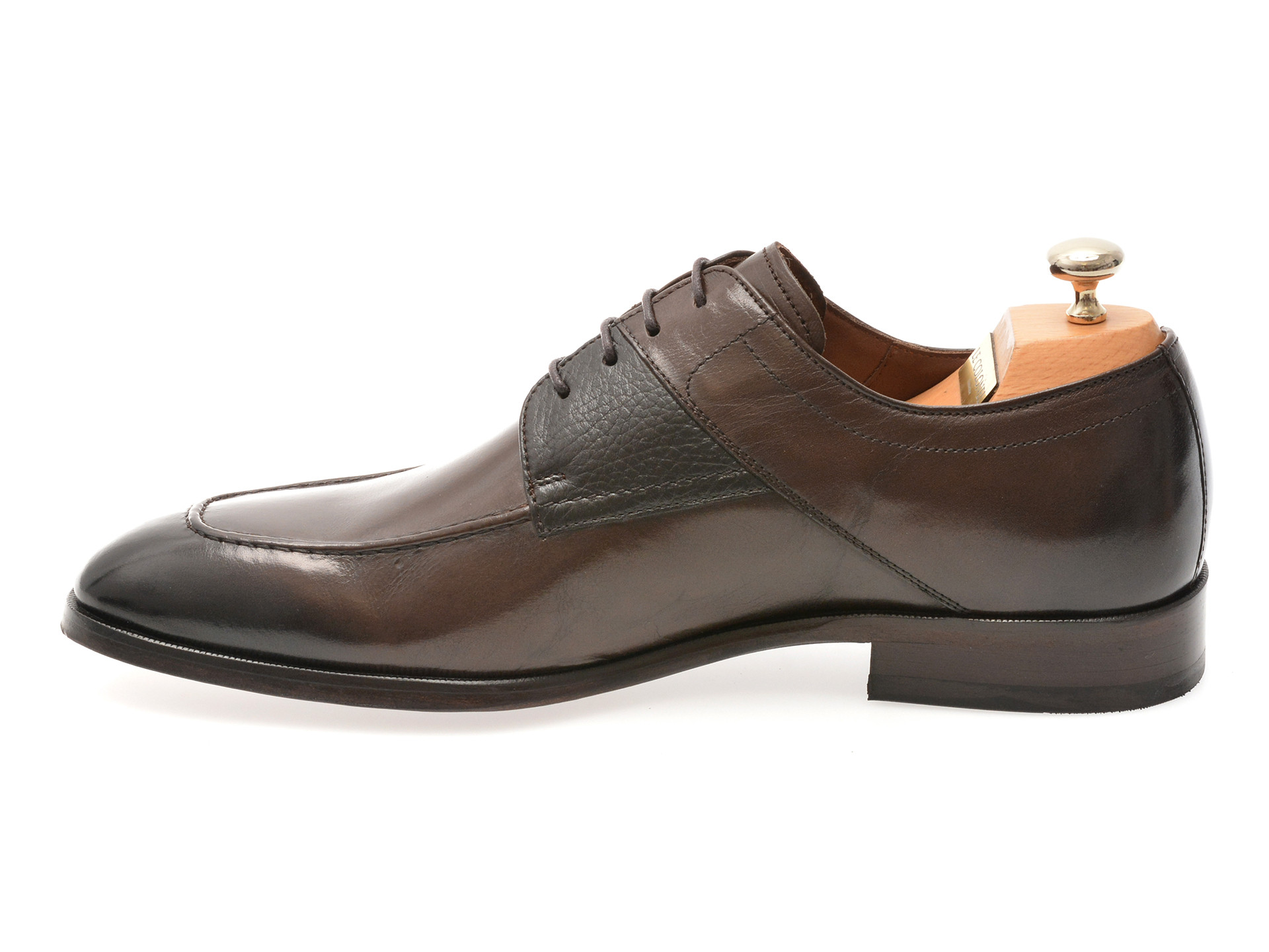 Pantofi eleganti LE COLONEL maro, 48494, din piele naturala