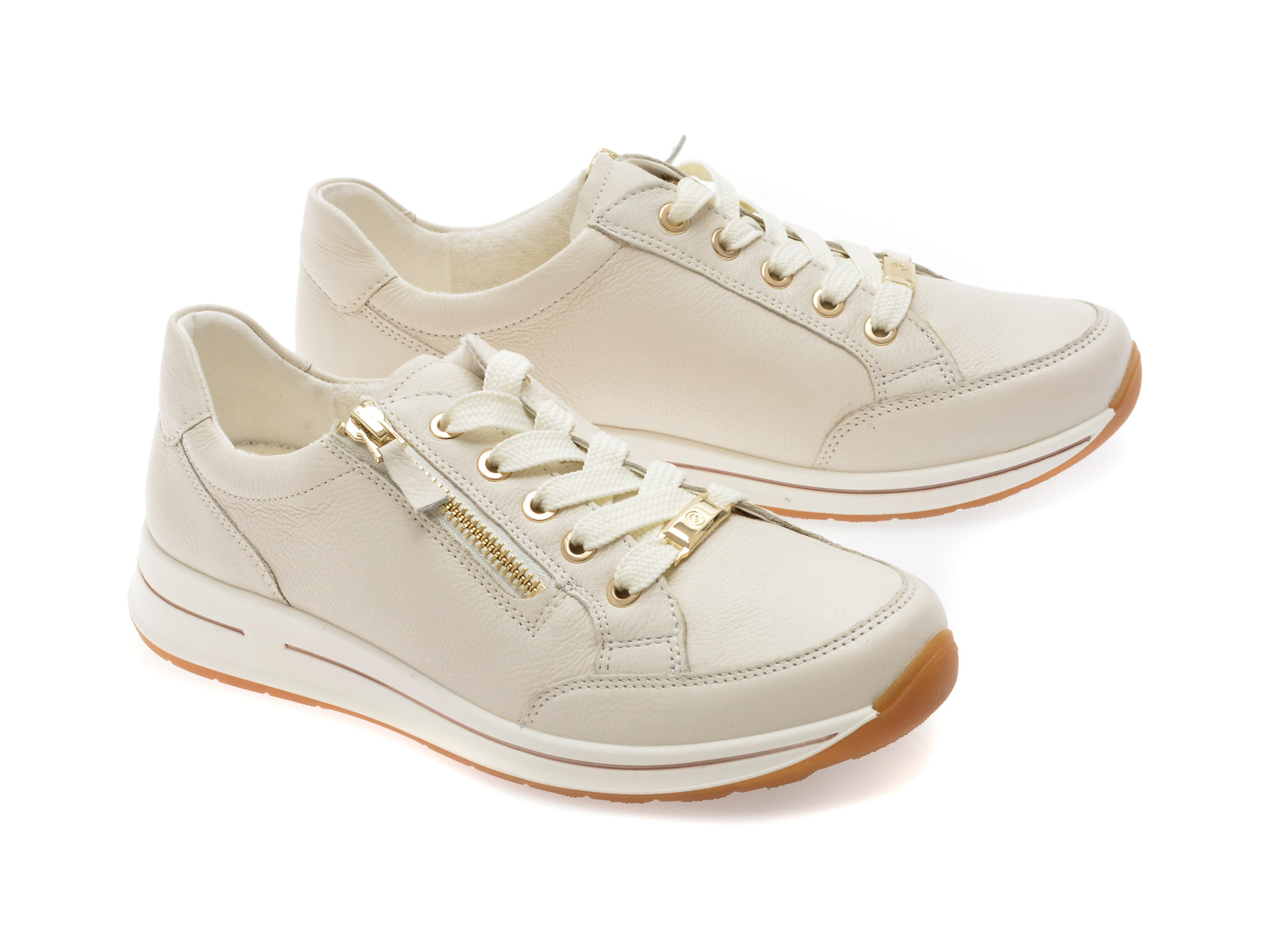 Pantofi sport ARA albi, 24801, din piele naturala