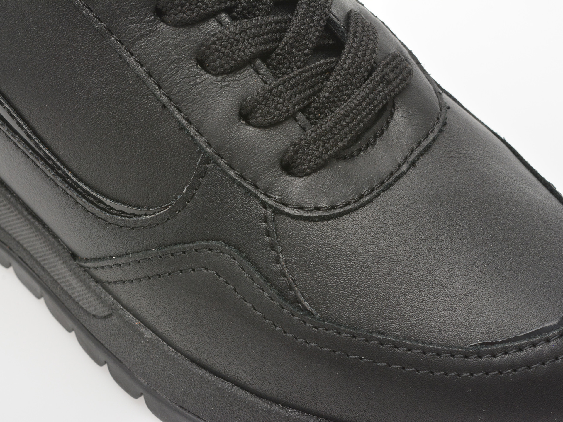 Pantofi sport GEOX negri, D5600A, din piele naturala