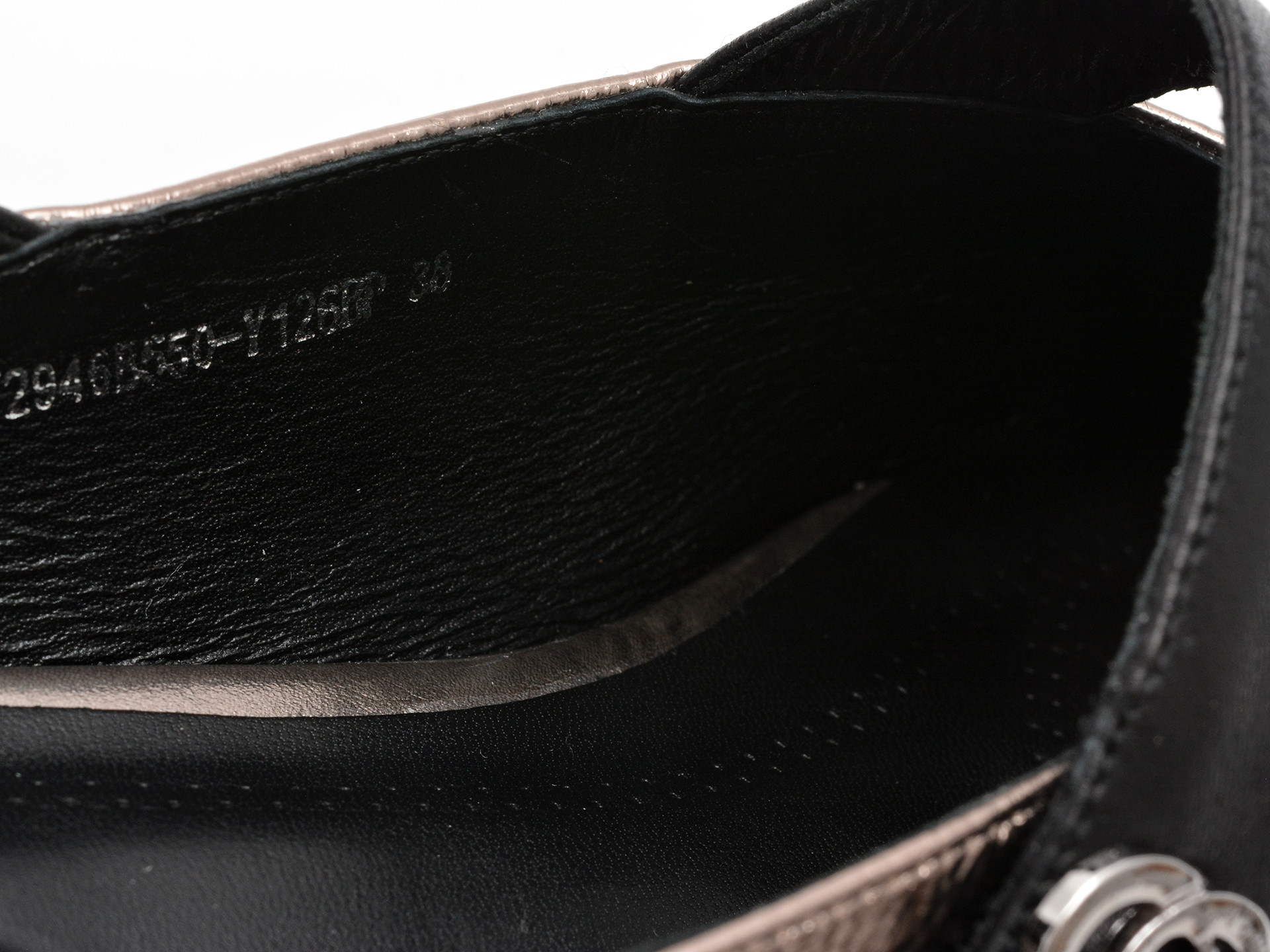 Pantofi EPICA gri, 2946, din piele naturala