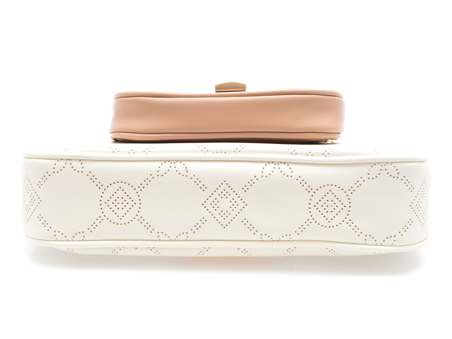 Geanta ALDO alba, AMIDA 168, din piele ecologica