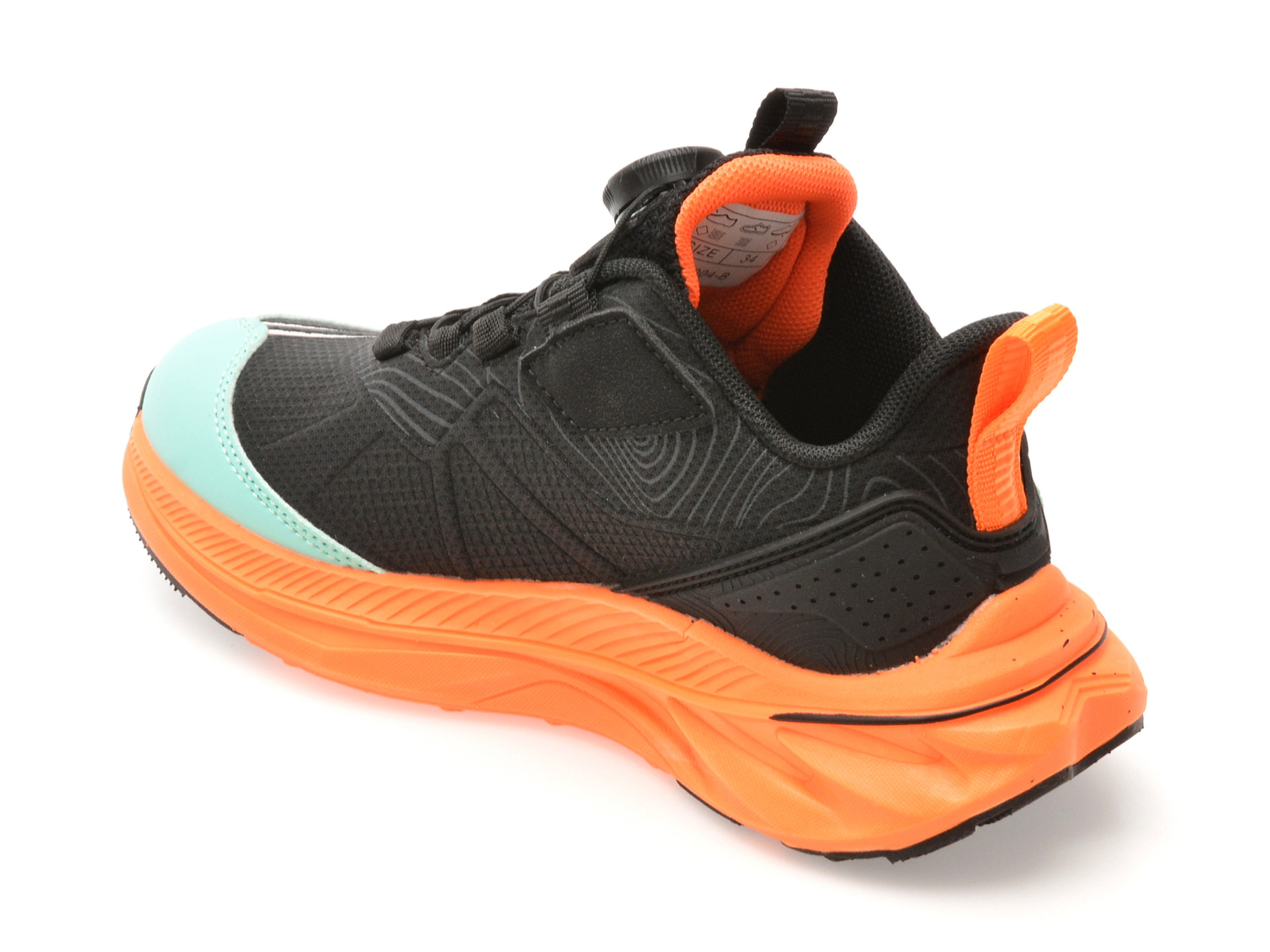 Pantofi sport SELECTION KIDS negri, 1004, din material textil