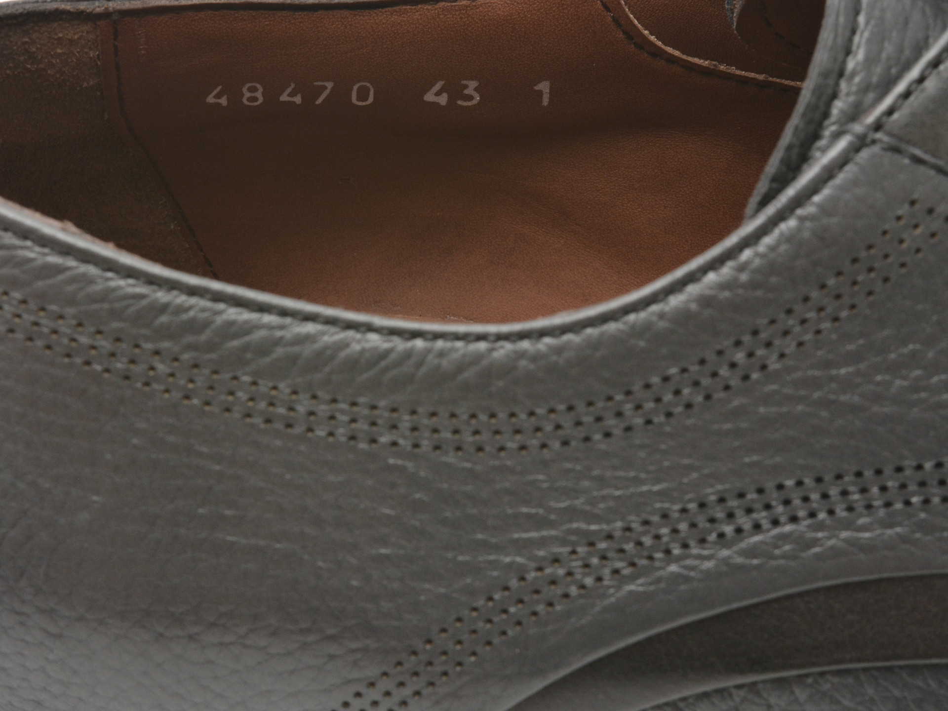 Pantofi eleganti LE COLONEL gri, 48470, din piele naturala