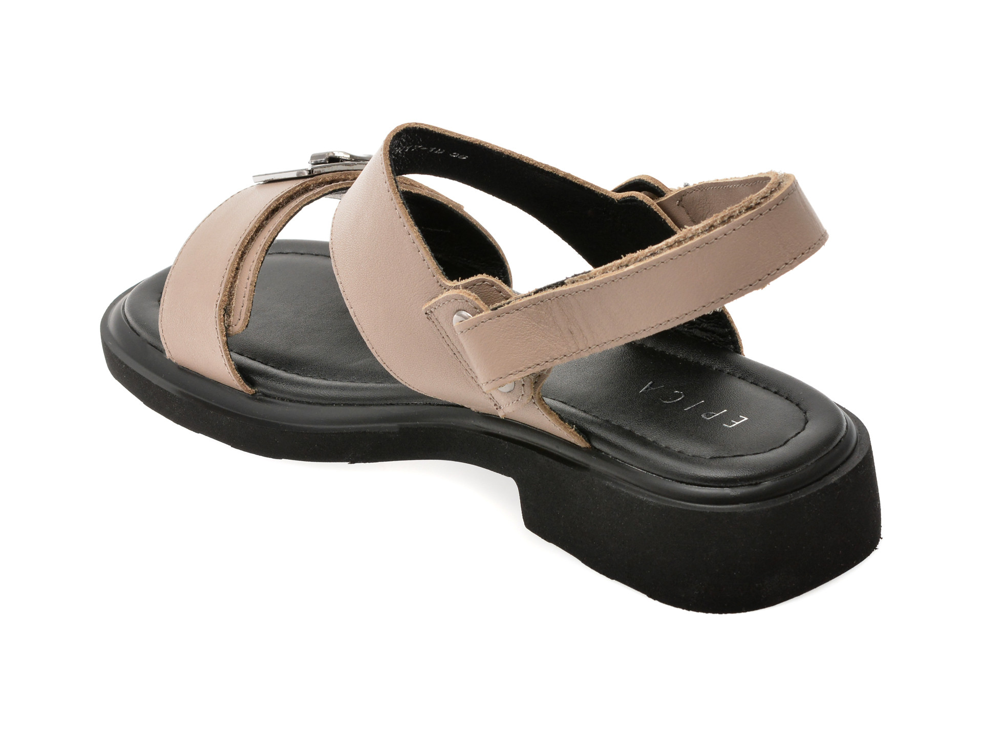 Sandale EPICA gri, 1302H17, din piele naturala