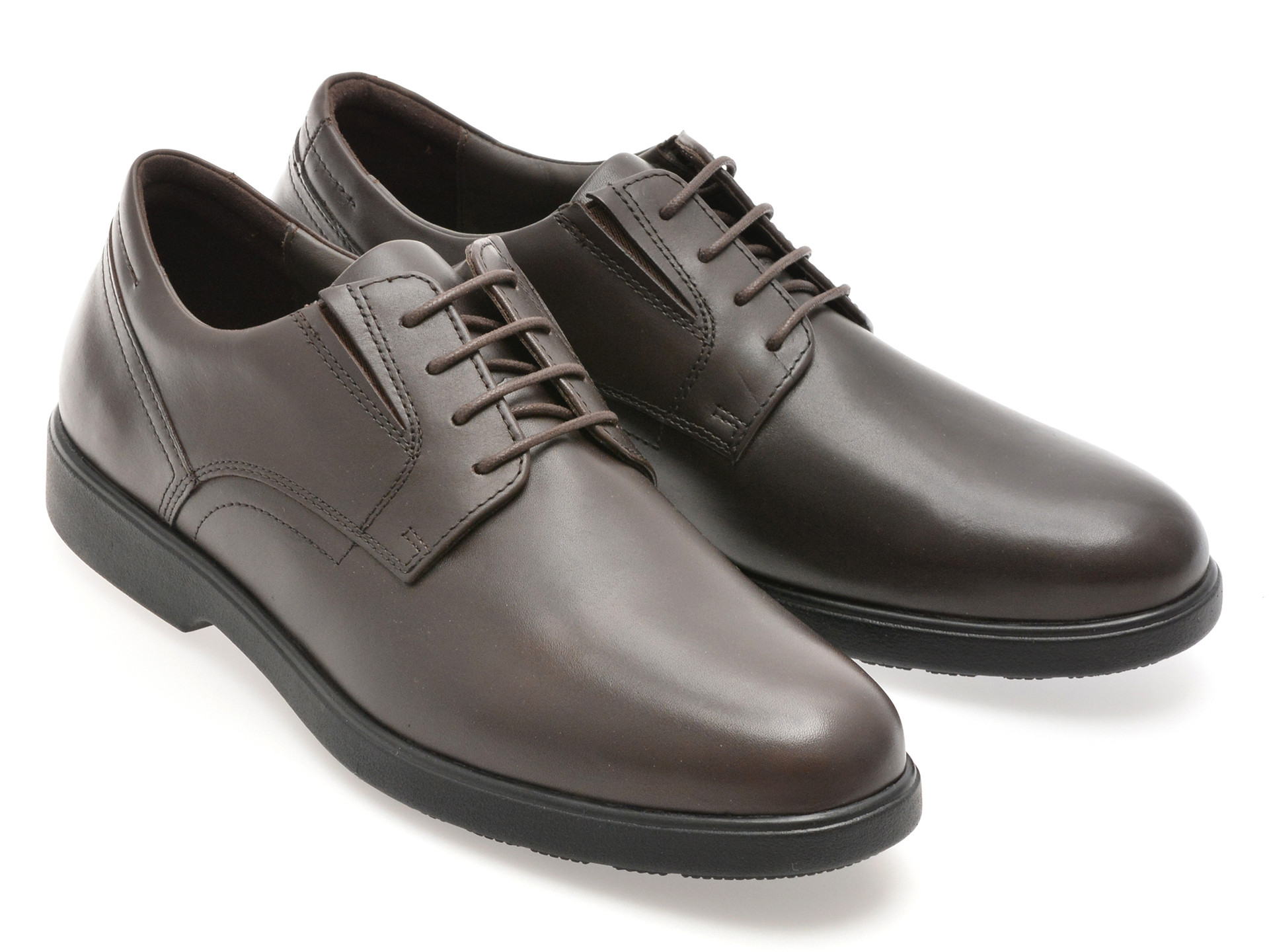 Pantofi GEOX maro, U35EMA, din piele naturala