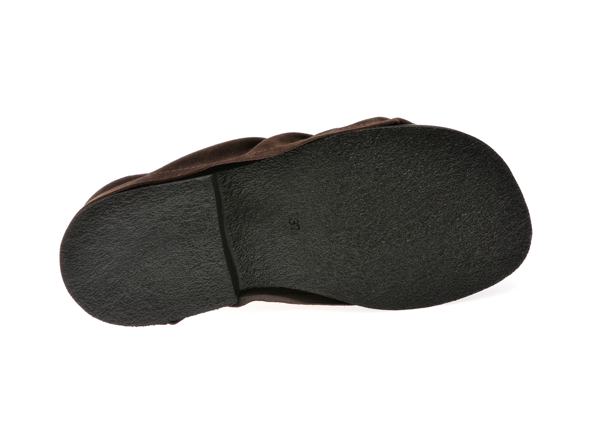 Papuci EPICA maro, 3154293, din piele intoarsa