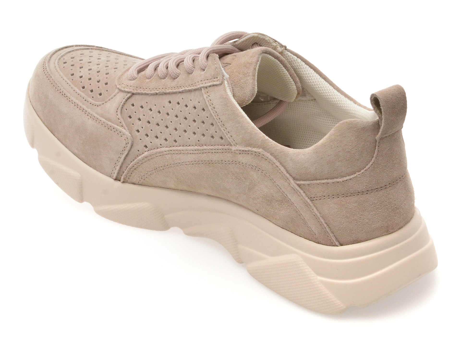 Pantofi sport EPICA gri, 18029, din nabuc