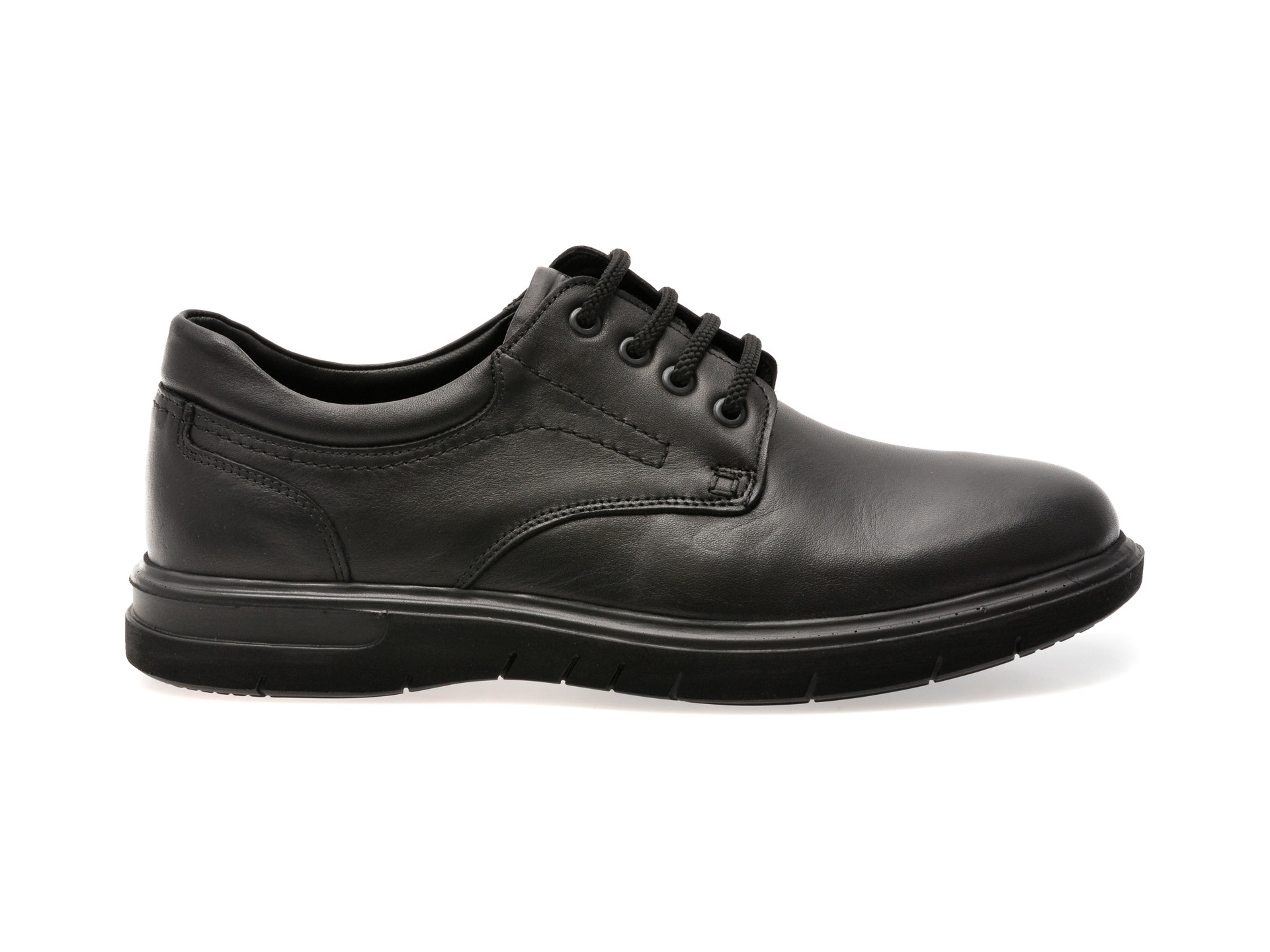 Pantofi OTTER negri, 2804, din piele naturala