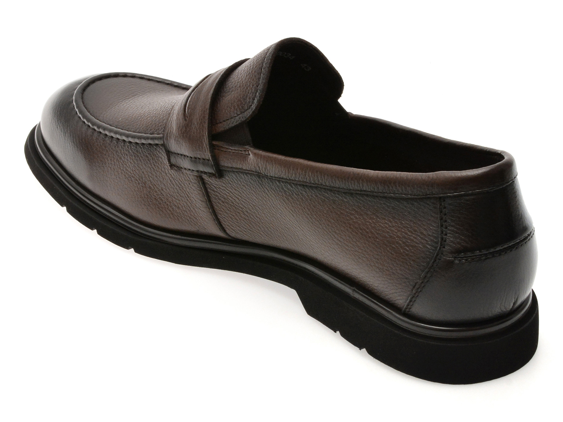 Mocasini eleganti EPICA maro, A320, din piele naturala