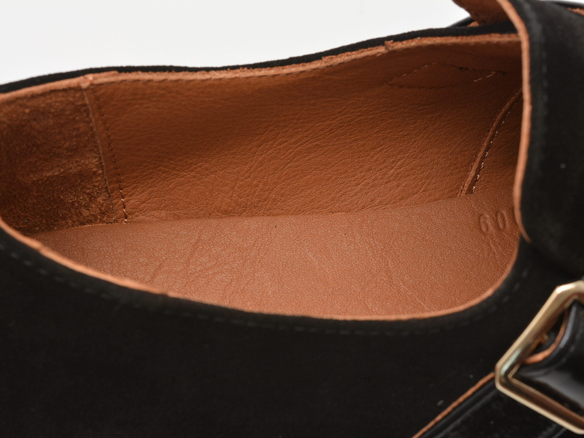 Pantofi EPICA negri, 4796005, din piele intoarsa