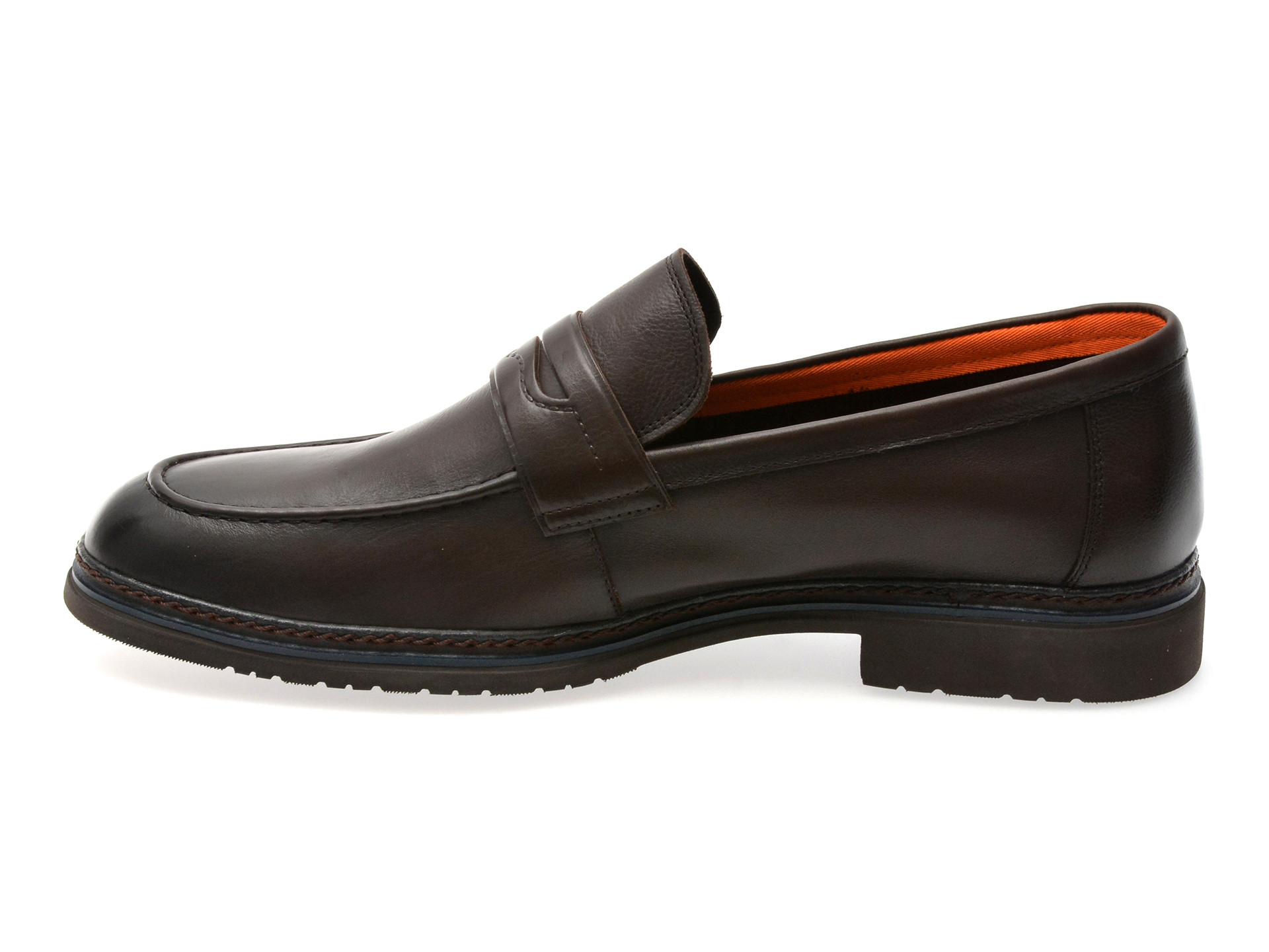 Mocasini eleganti EPICA maro, QA82AB, din piele naturala