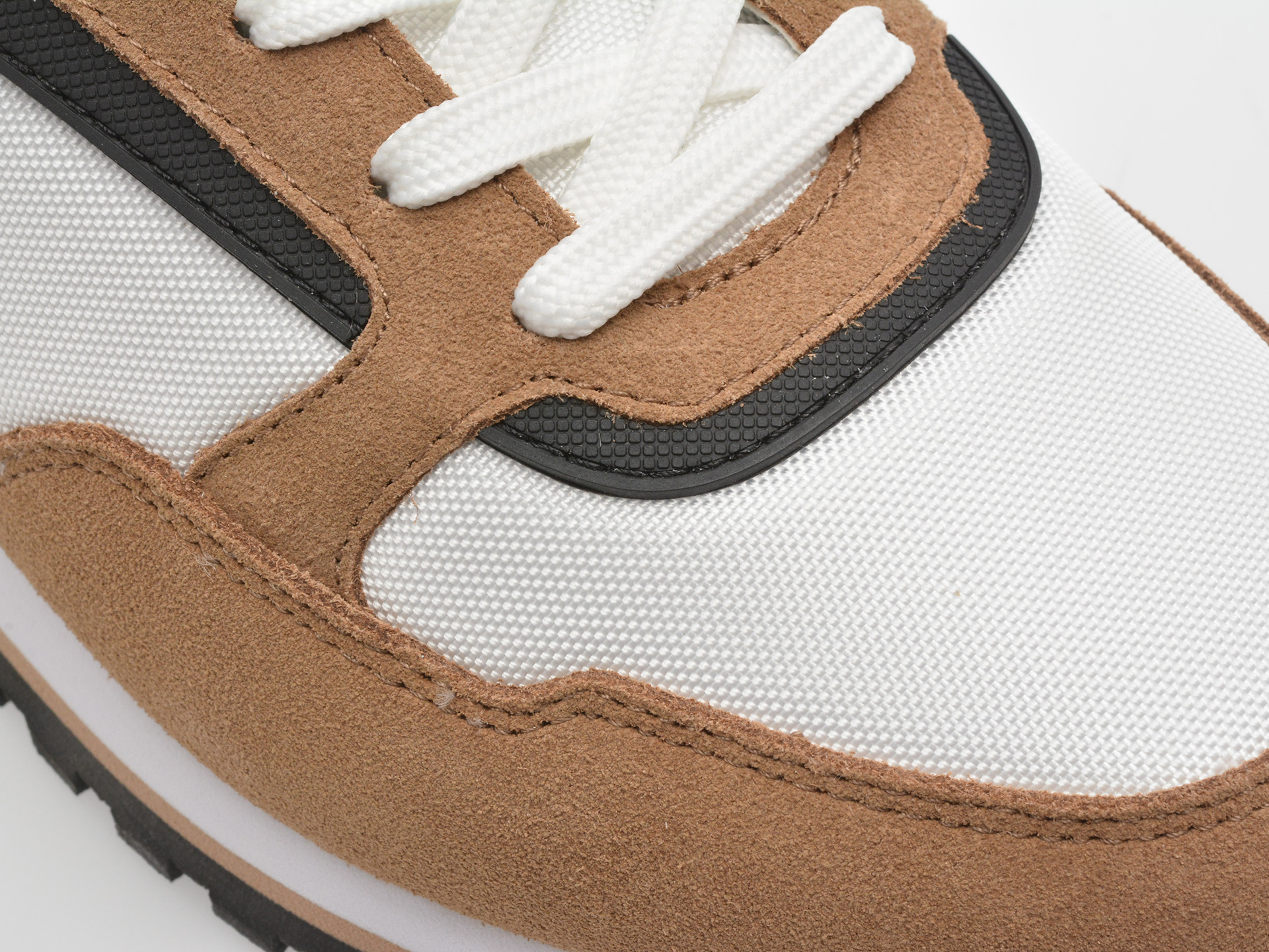 Pantofi sport BOSS albi, 3221, din piele ecologica