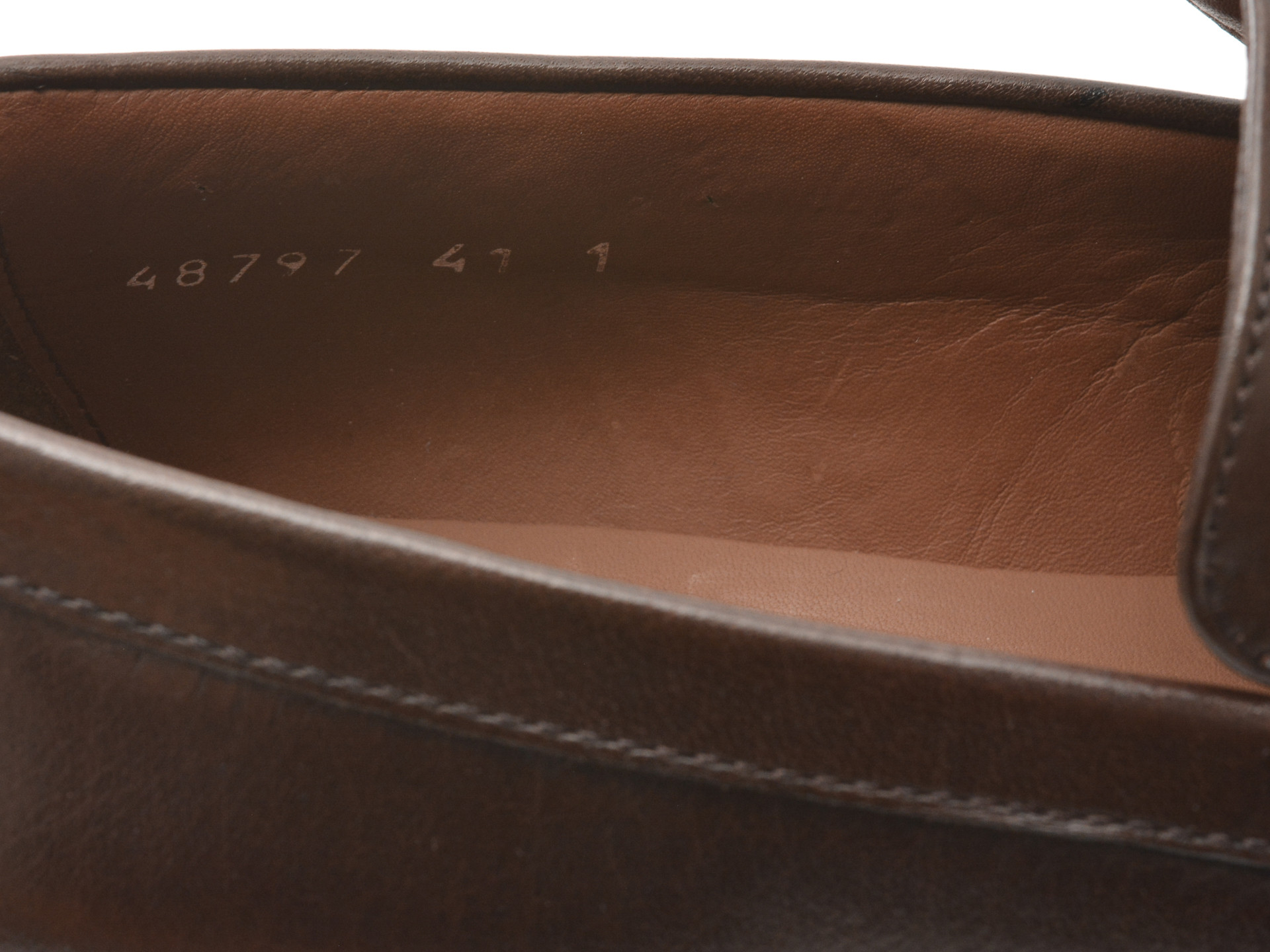 Mocasini eleganti LE COLONEL maro, 48797, din piele naturala