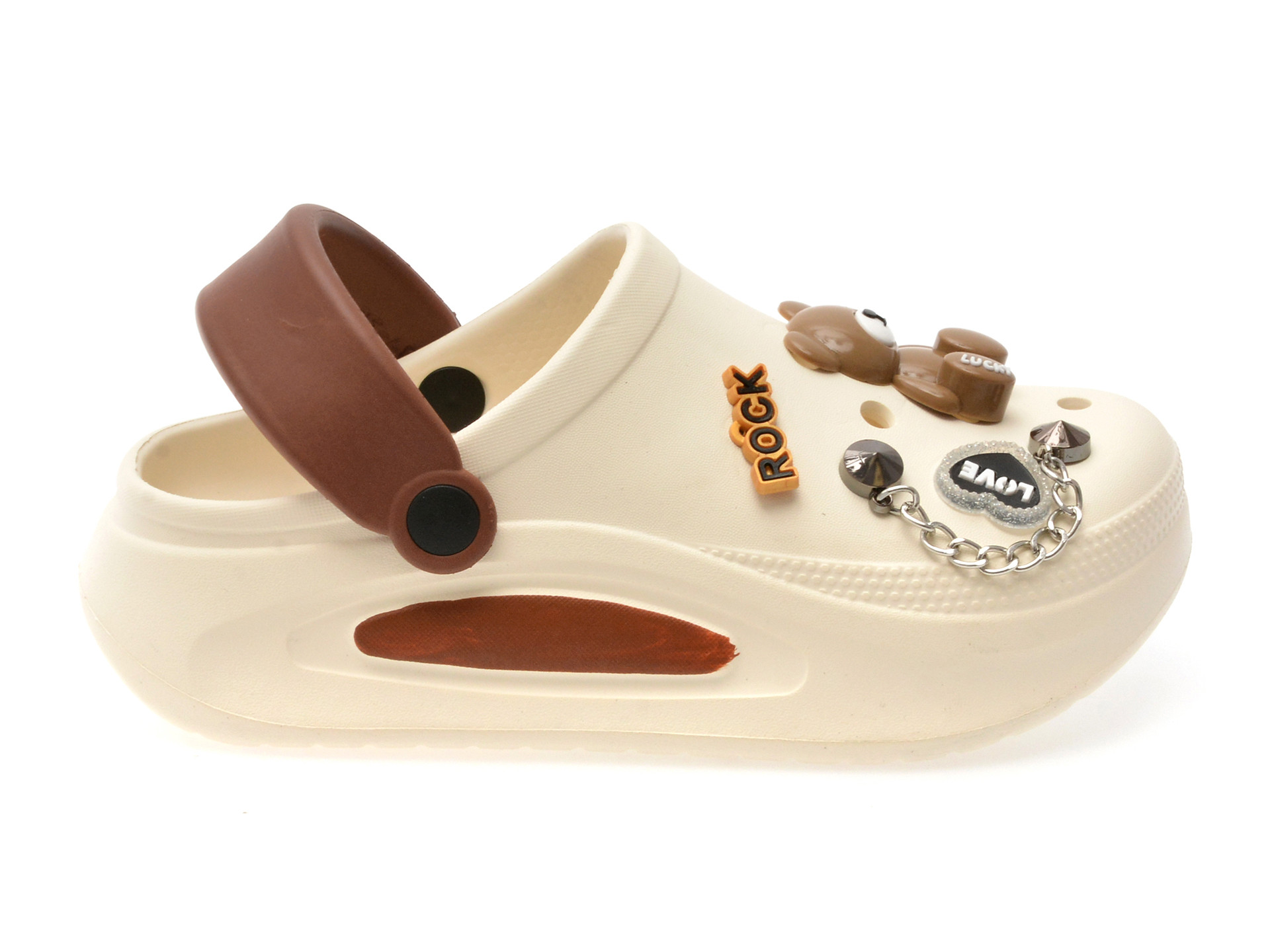 Papuci GRYXX albi, 258, din pvc