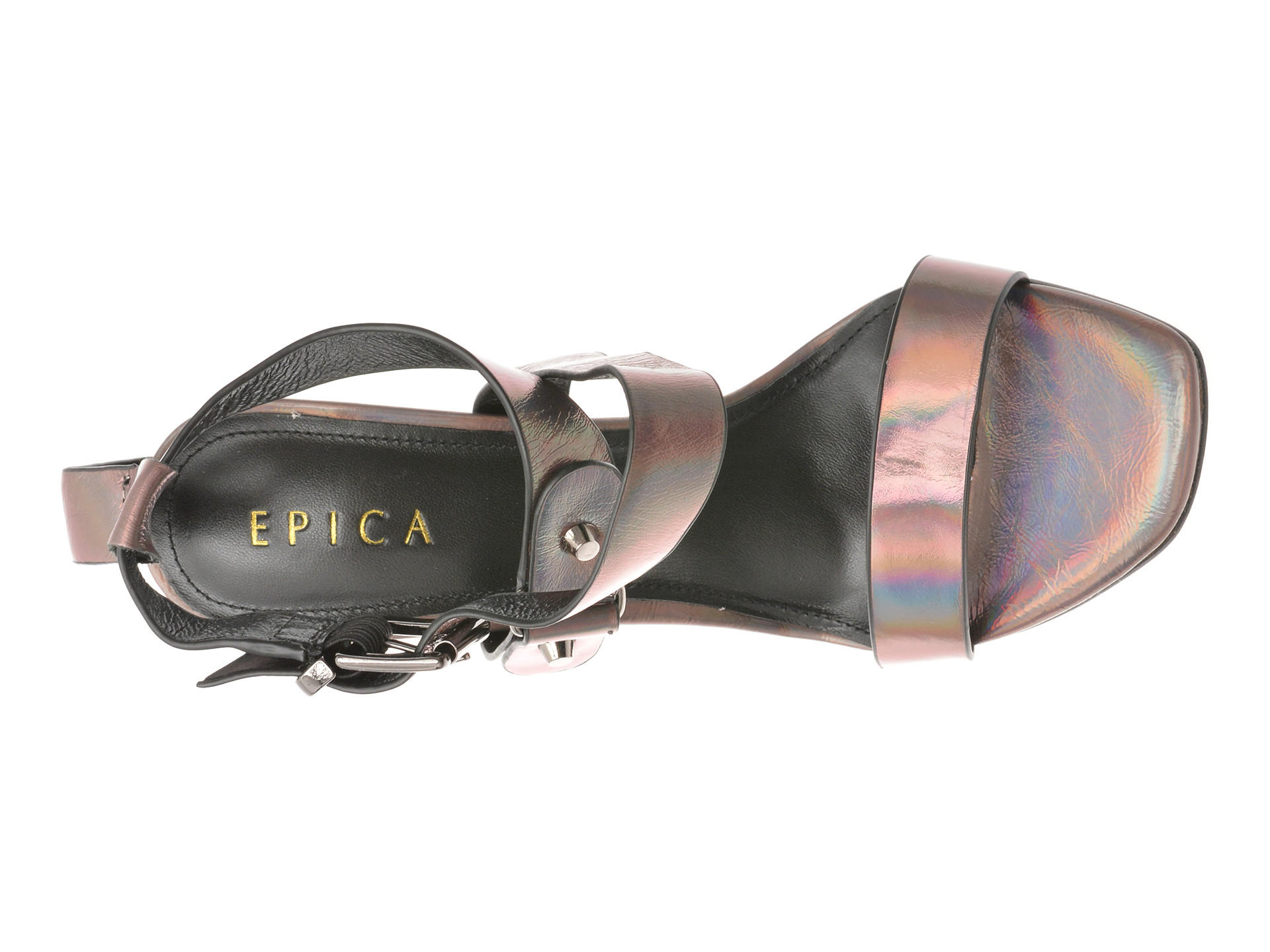 Sandale elegante EPICA gri, 3L115M, din piele naturala