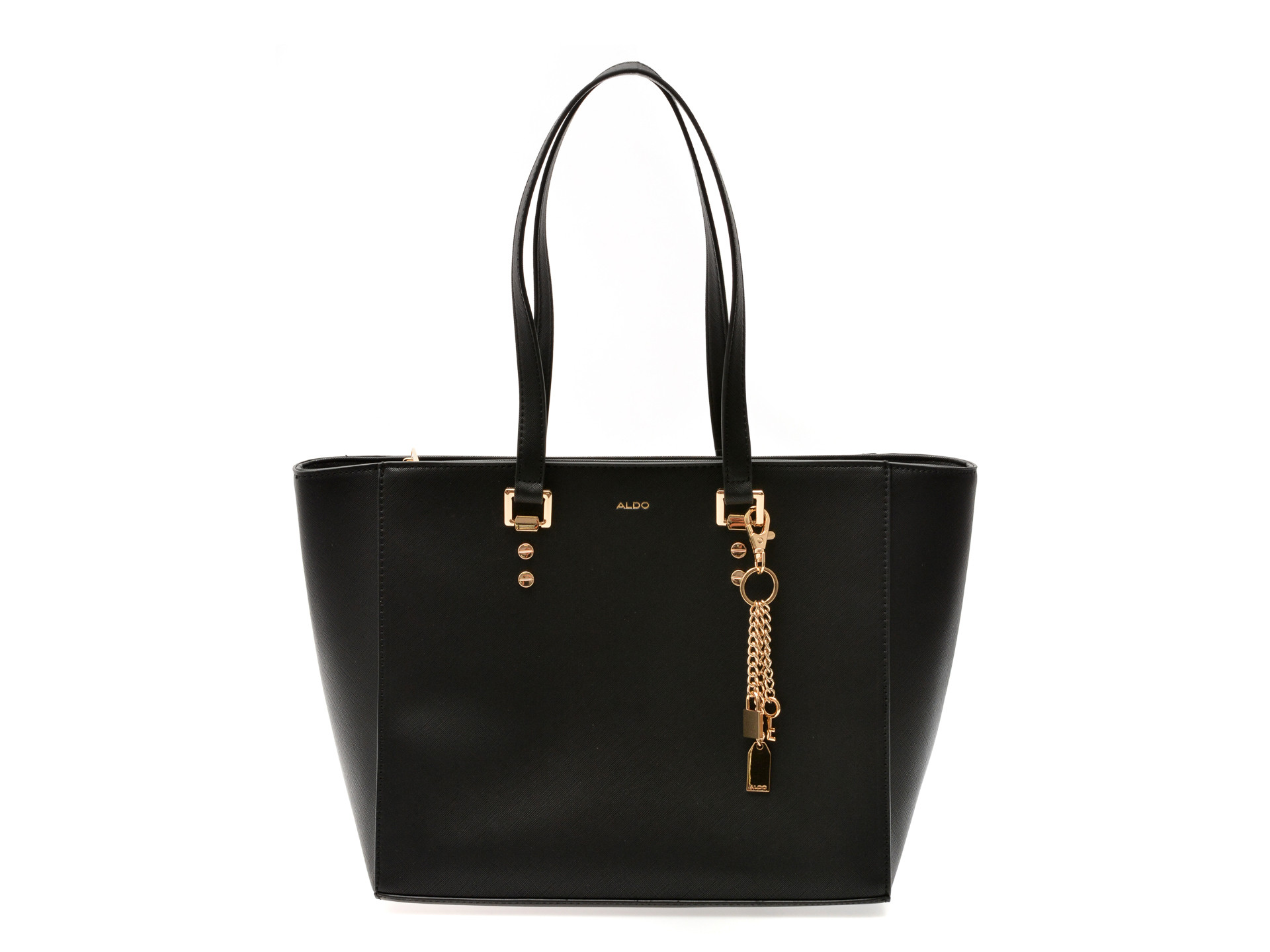 Geanta ALDO neagra, WINTA 001, din piele ecologica