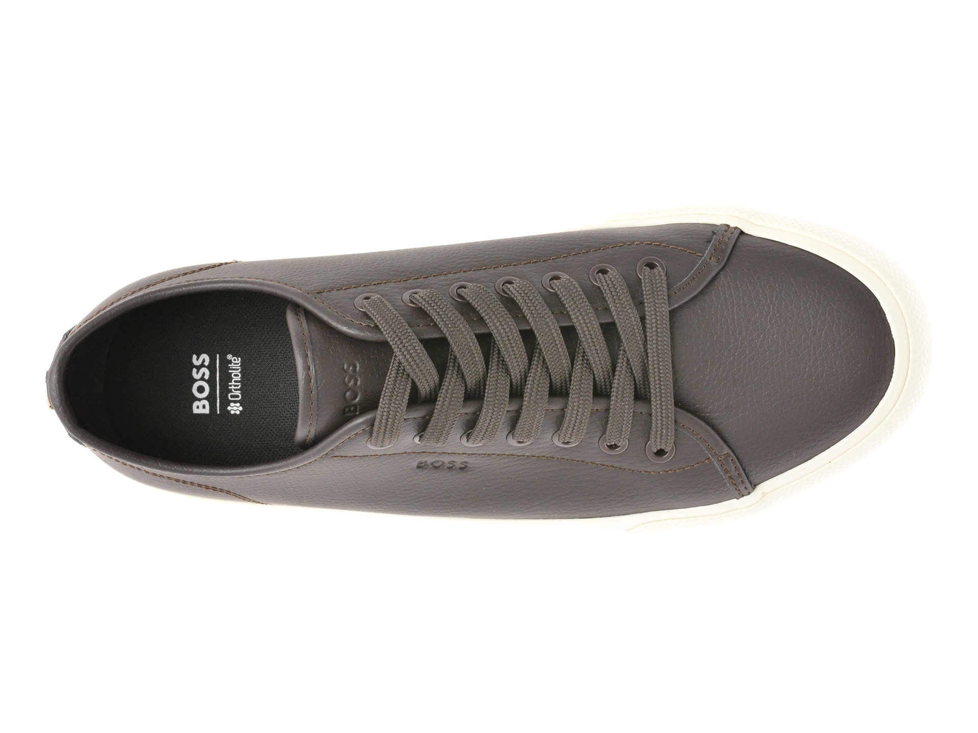 Pantofi sport BOSS maro, 7549, din piele ecologica