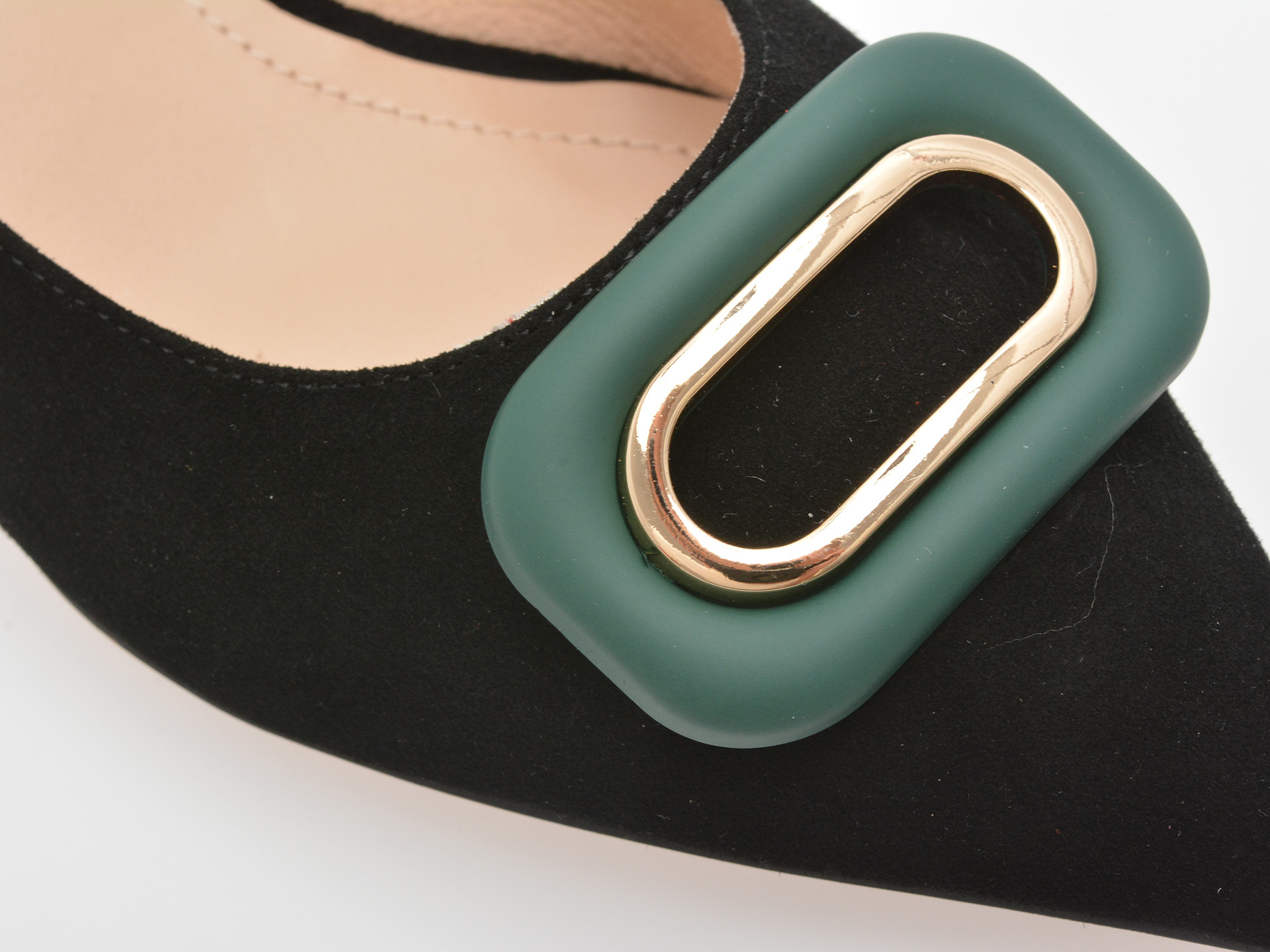 Pantofi EPICA negri, 31190, din piele intoarsa