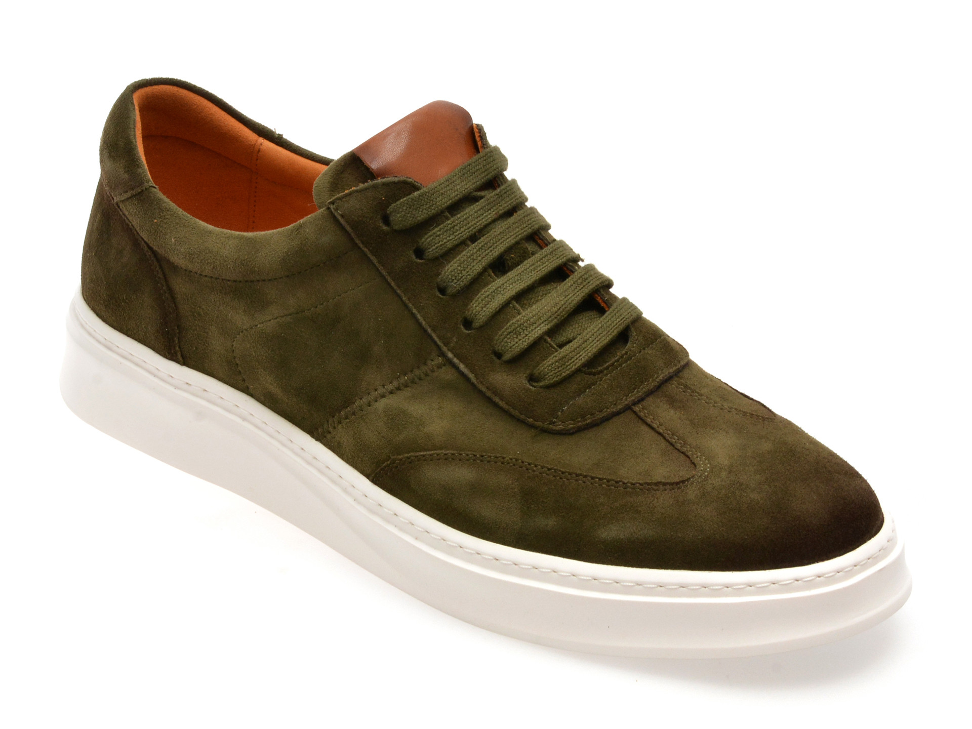 Pantofi sport EPICA verzi, A316, din piele intoarsa