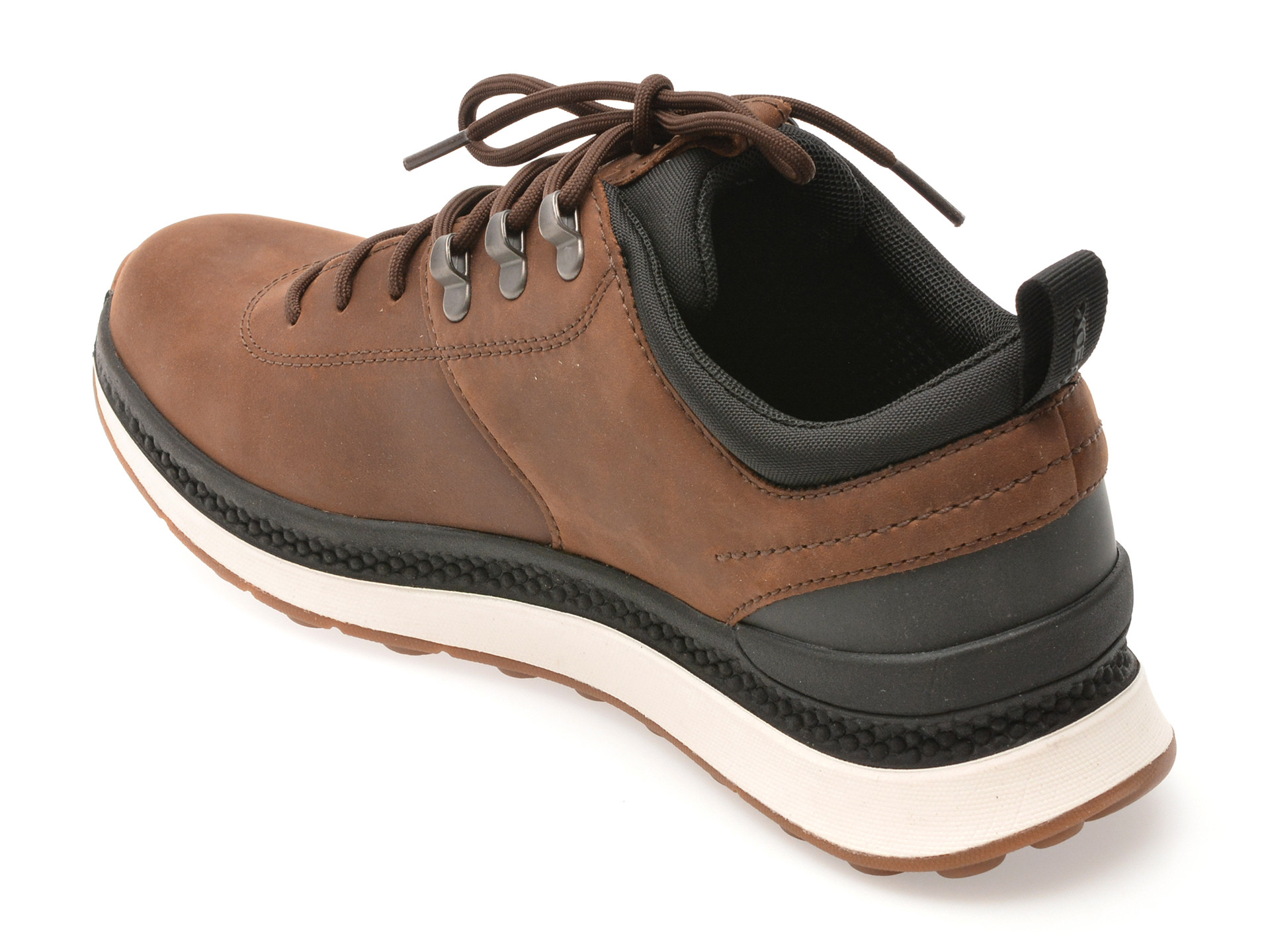 Pantofi sport GEOX maro, U56HMA, din piele naturala