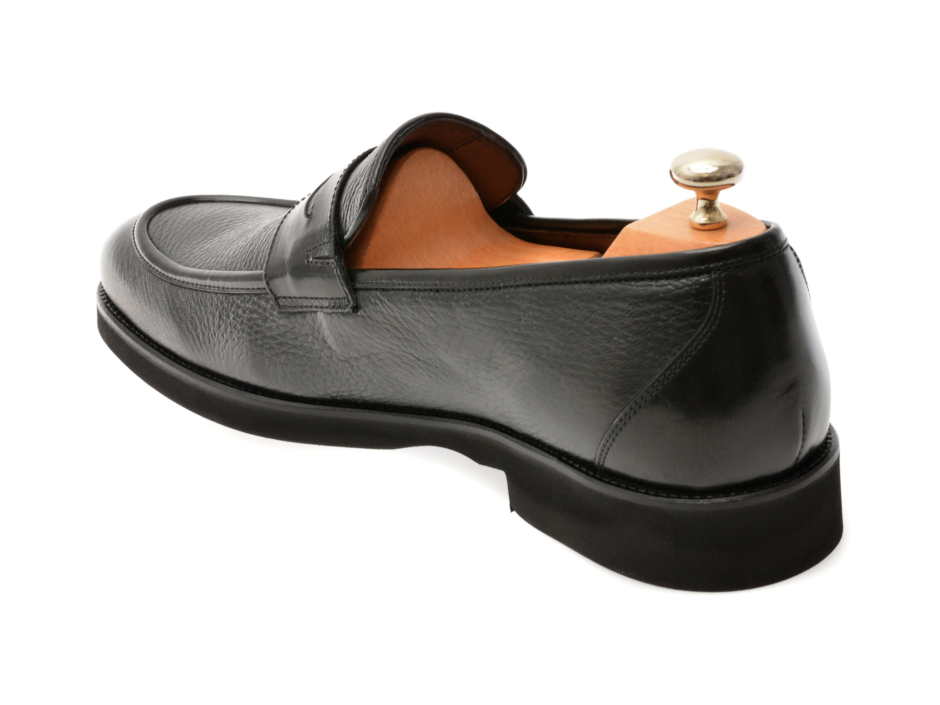 Mocasini eleganti LE COLONEL negri, 48876, din piele naturala