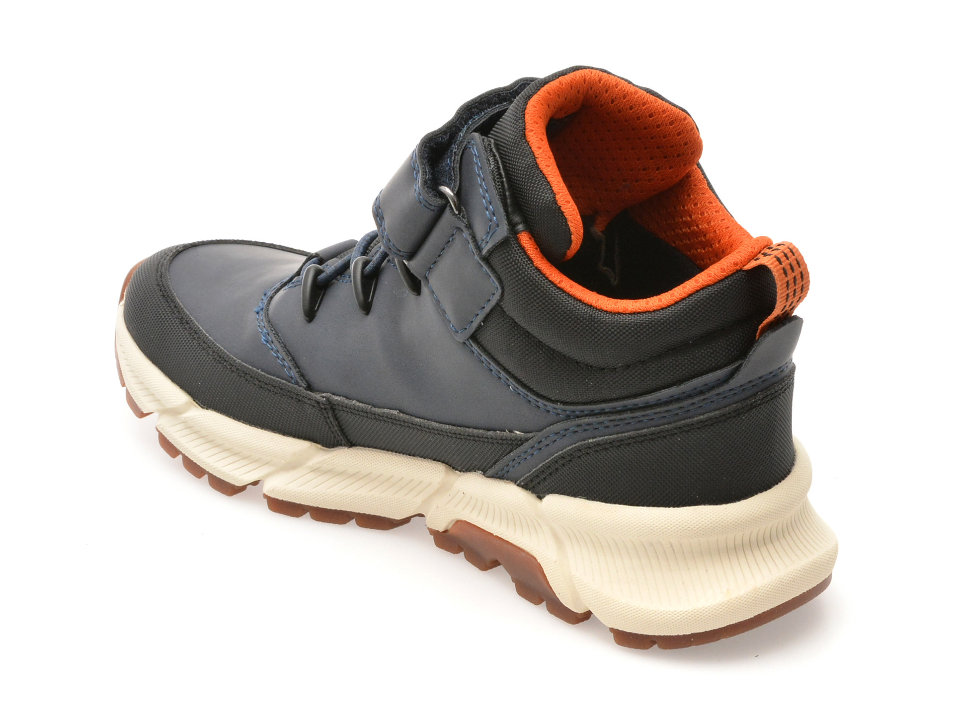 Ghete GEOX bleumarin, J36LCG, din piele ecologica