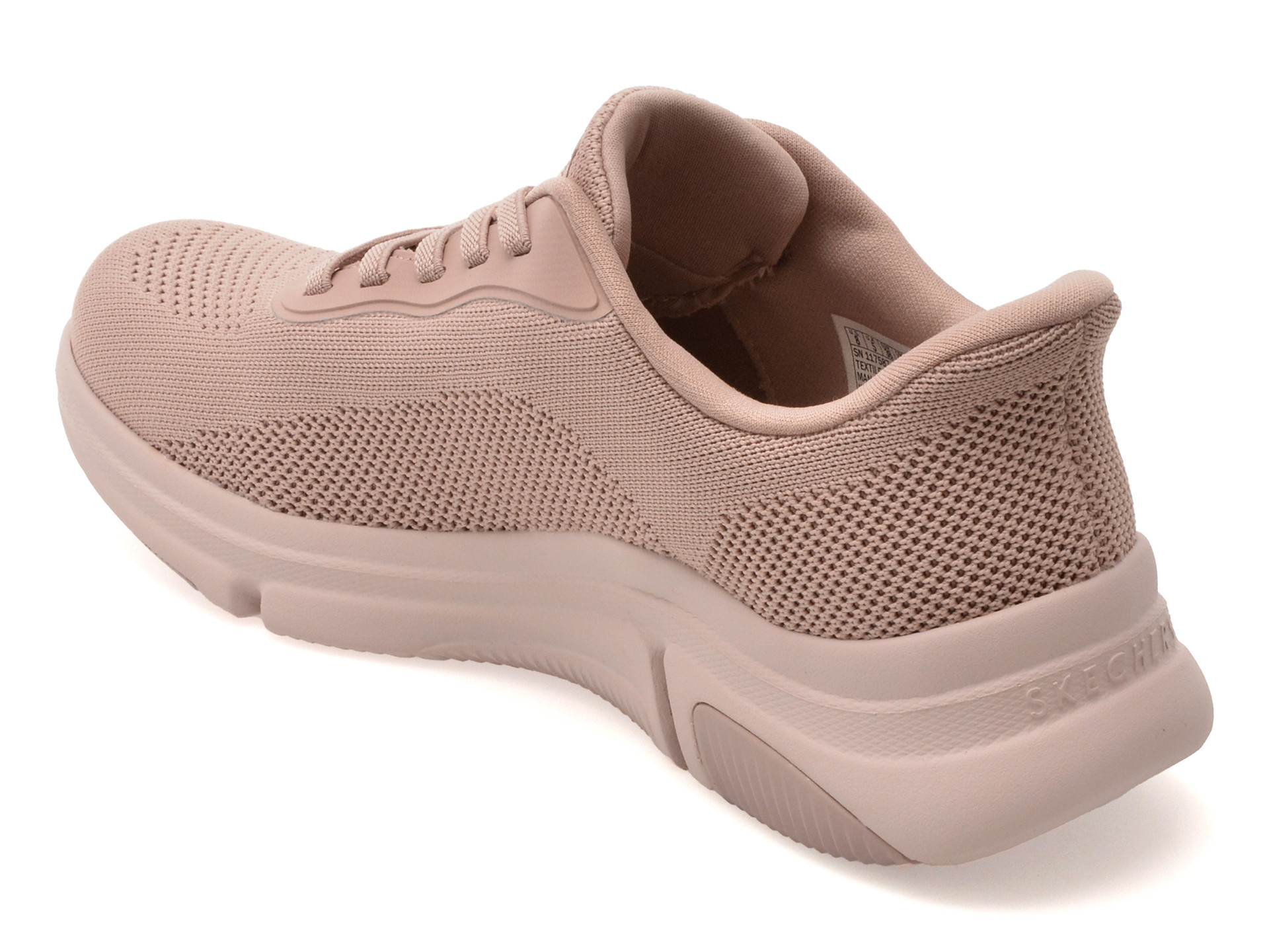 Pantofi sport SKECHERS roz, BOBS SPARROW FLEX, din material textil