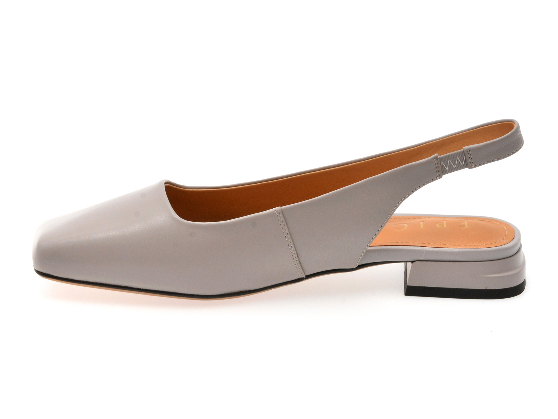 Pantofi EPICA gri, 32S, din piele naturala