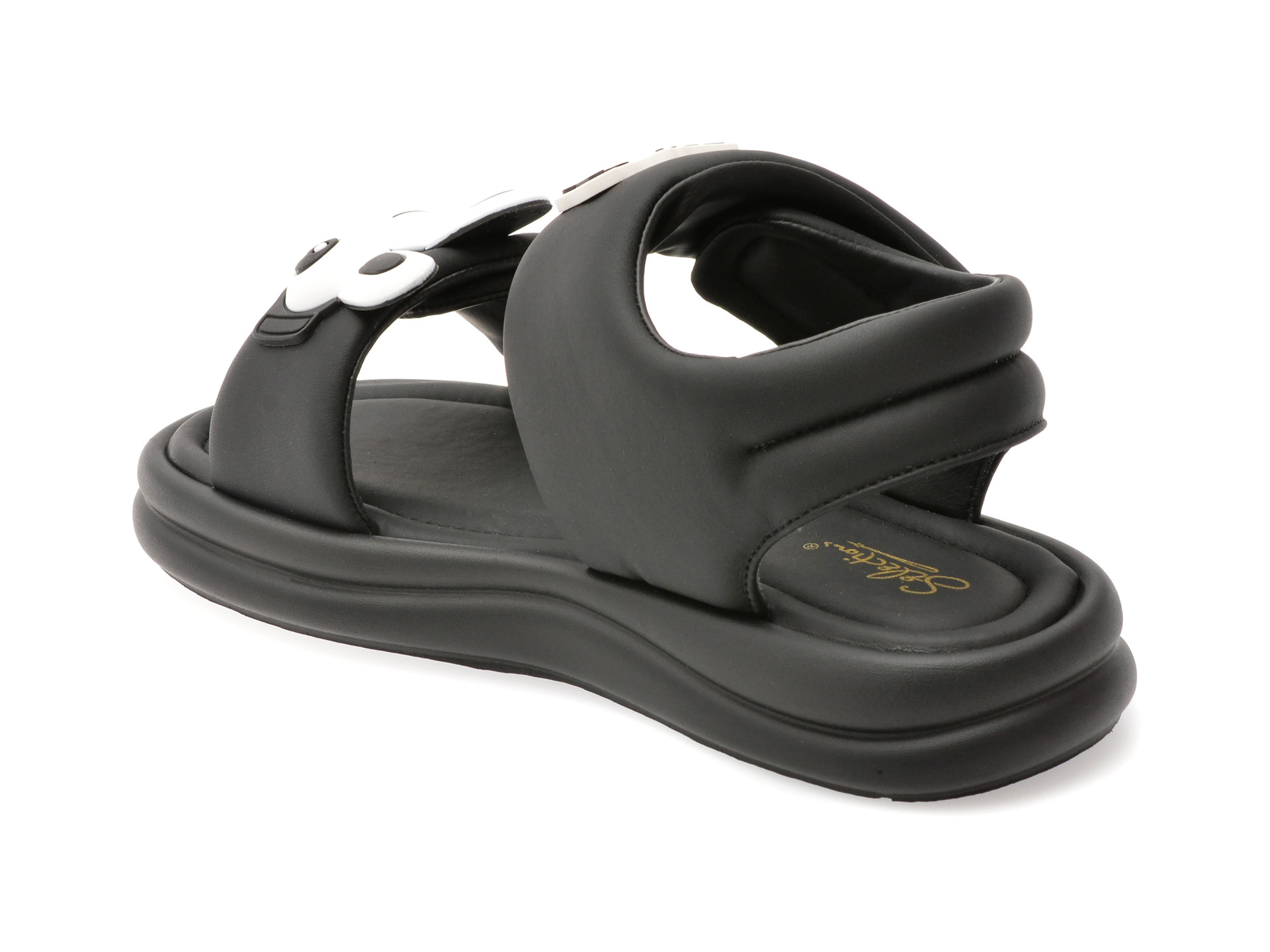 Sandale SELECTION KIDS negre, 25812, din piele ecologica