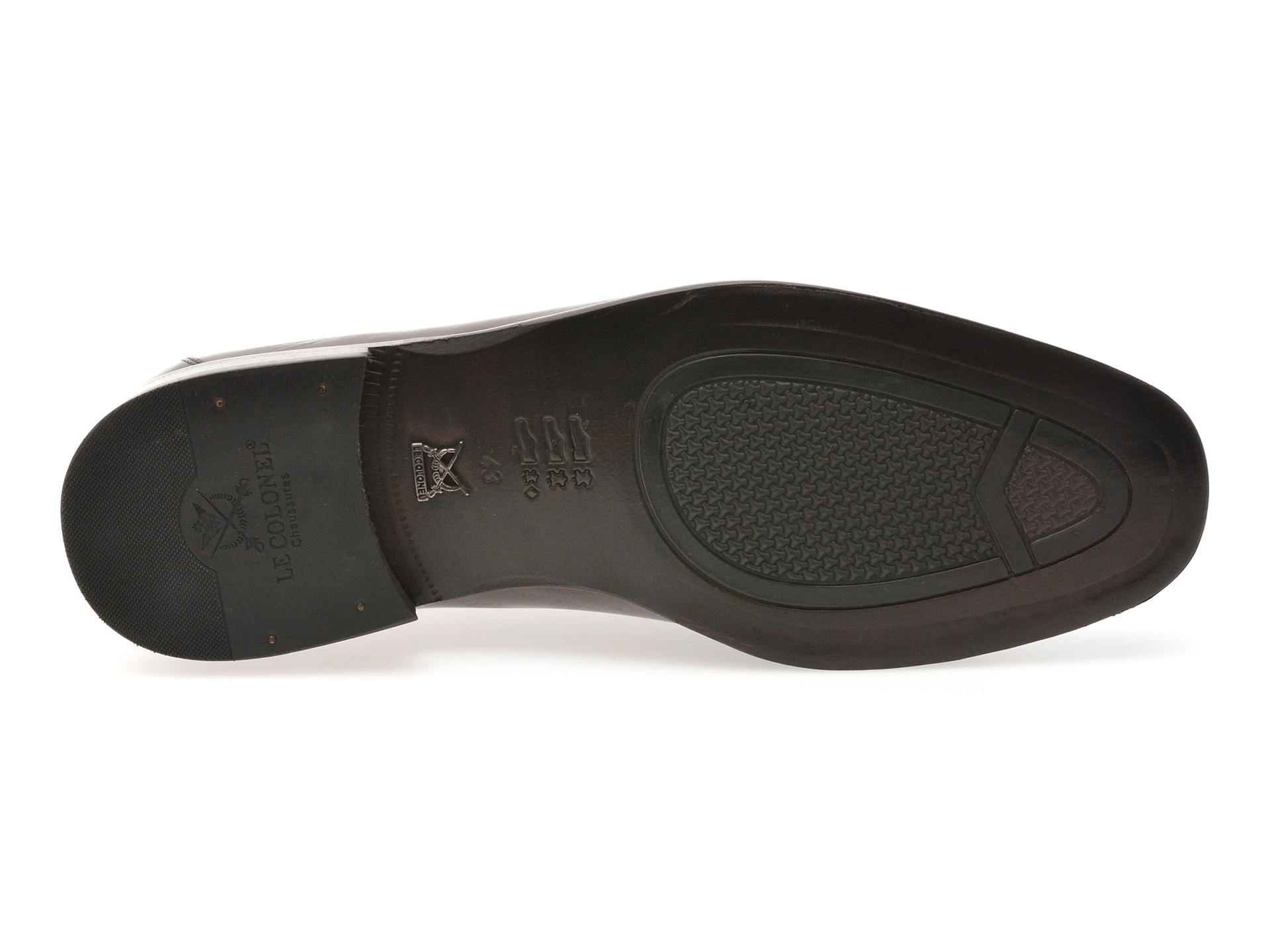 Pantofi eleganti LE COLONEL maro, 70329, din piele naturala